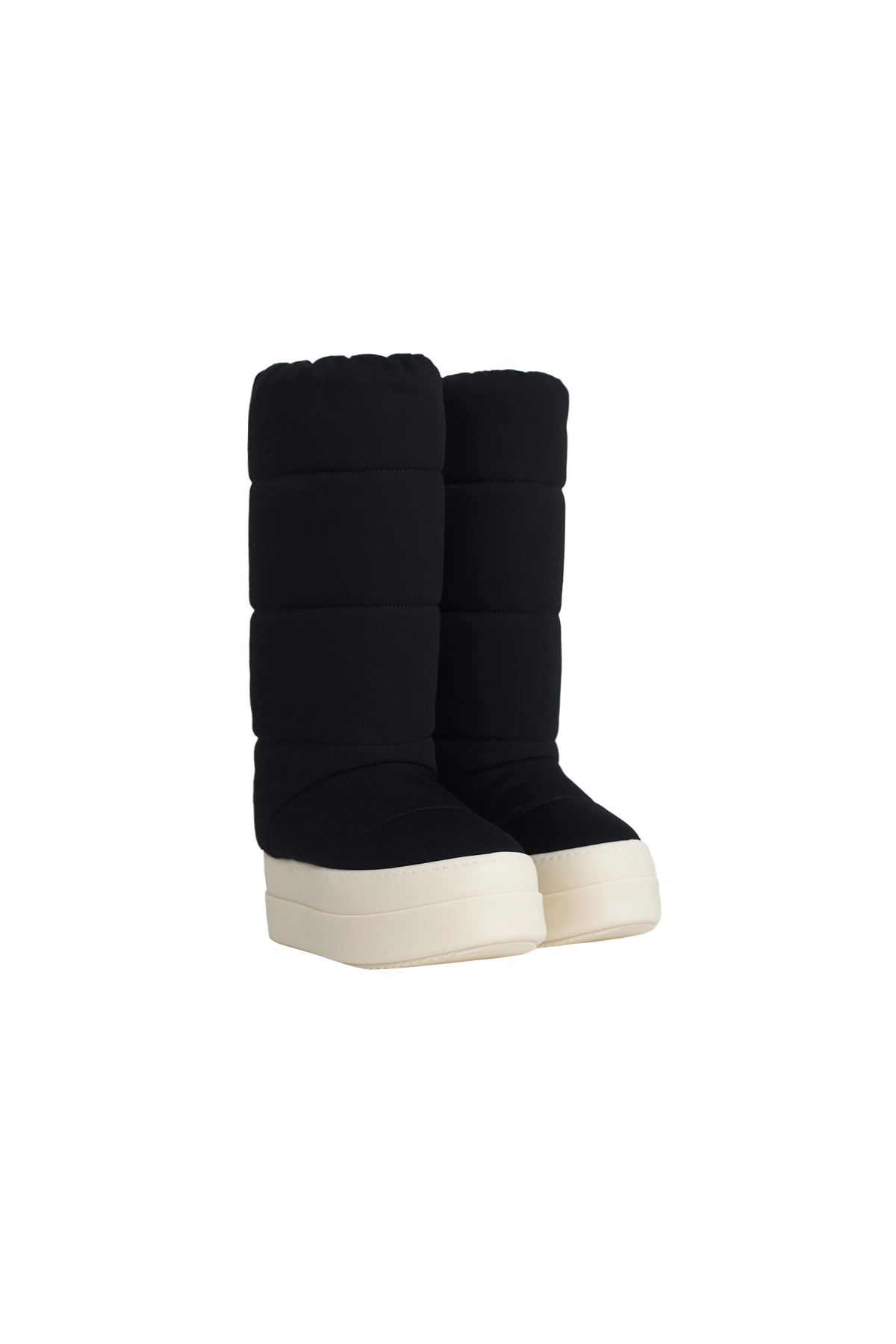 Rick Owens Drkshdw Mega Bumper Knee High Lunar Boots Side