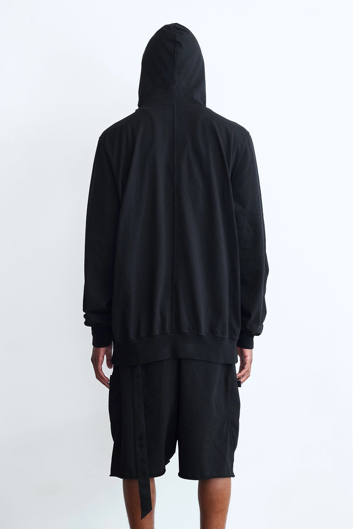 RICK OWENS DRKSHDW JUMBO GIMP ZIP HOODIE BACK