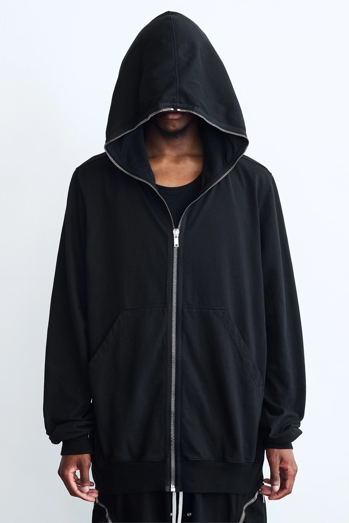 Rick Owens Drkshdw Jumbo Gimp Zip Hoodie Black – ESSXNYC Rick Owens Drkshdw Jumbo Gimp Zip Hoodie Black – ESSXNYC