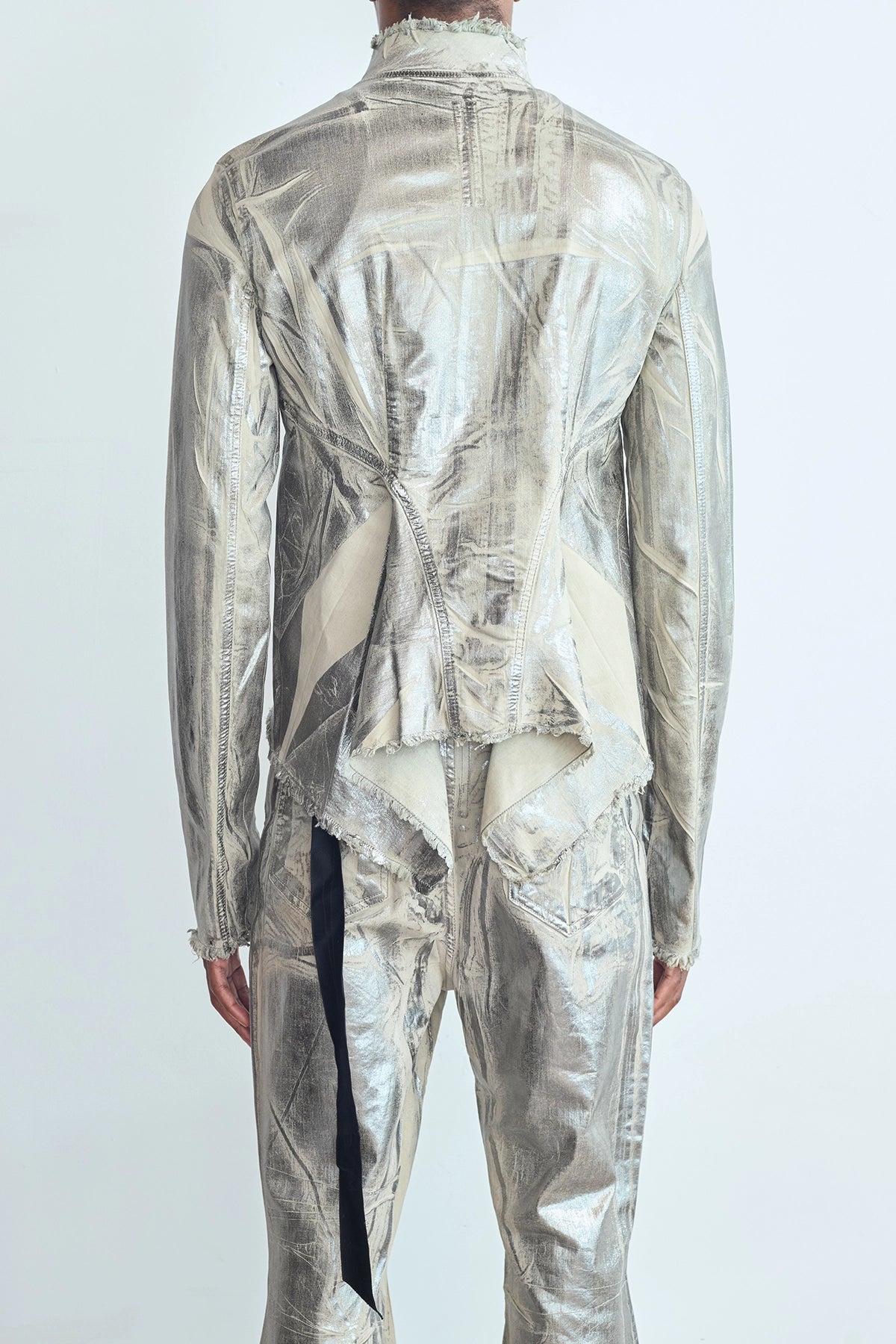 Rick Owens Drkshdw Naska Gary Jacket Palladium Back Detail