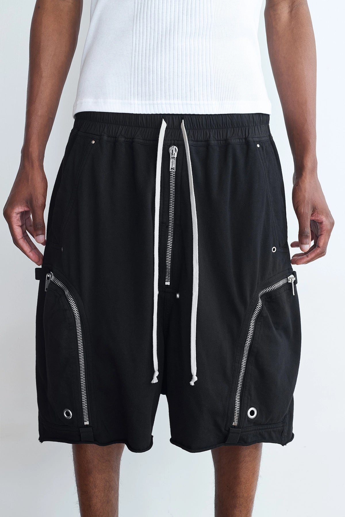 Rick Owens Drkshdw Bauhaus Bela Shorts Front