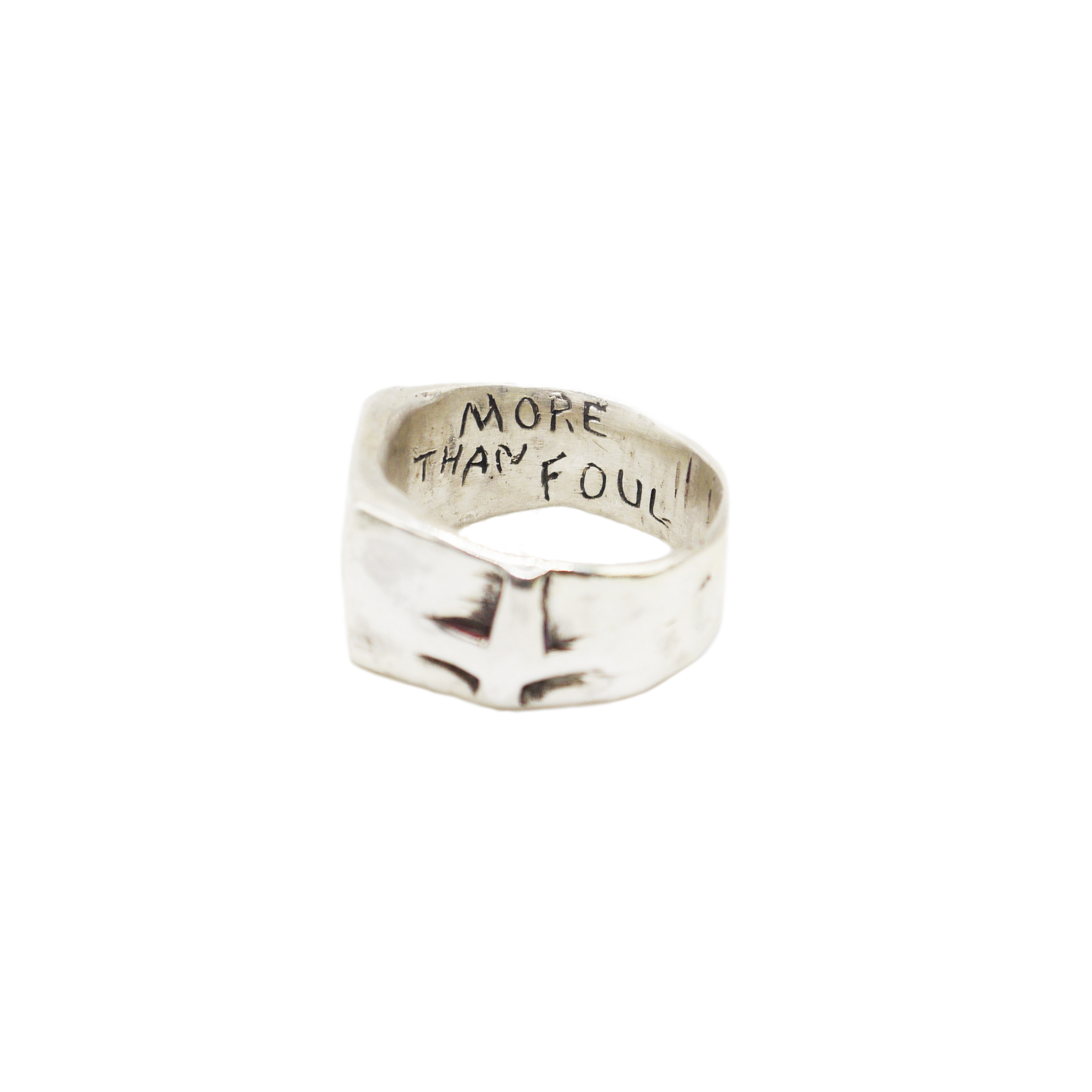 Rodeo Workwear Cross Ring Silver 2155