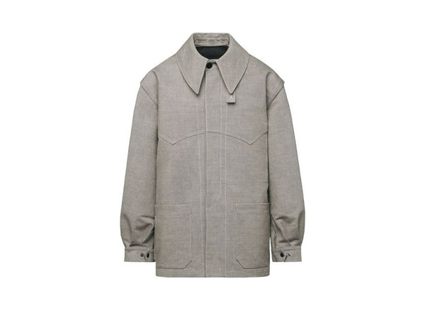Maison Margiela Twill Oversize Jacket Jackets Gray – ESSXNYC