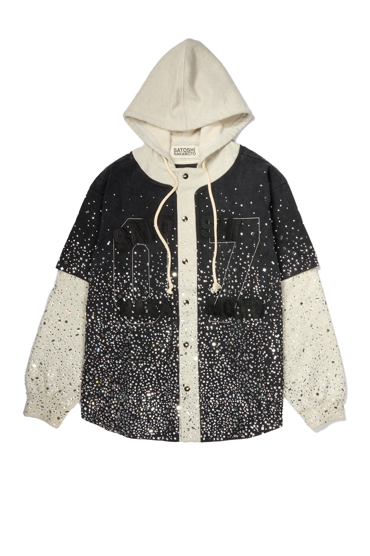 Satoshi Nakamoto Shattered Glass Knapp Ranch Hoodie Black