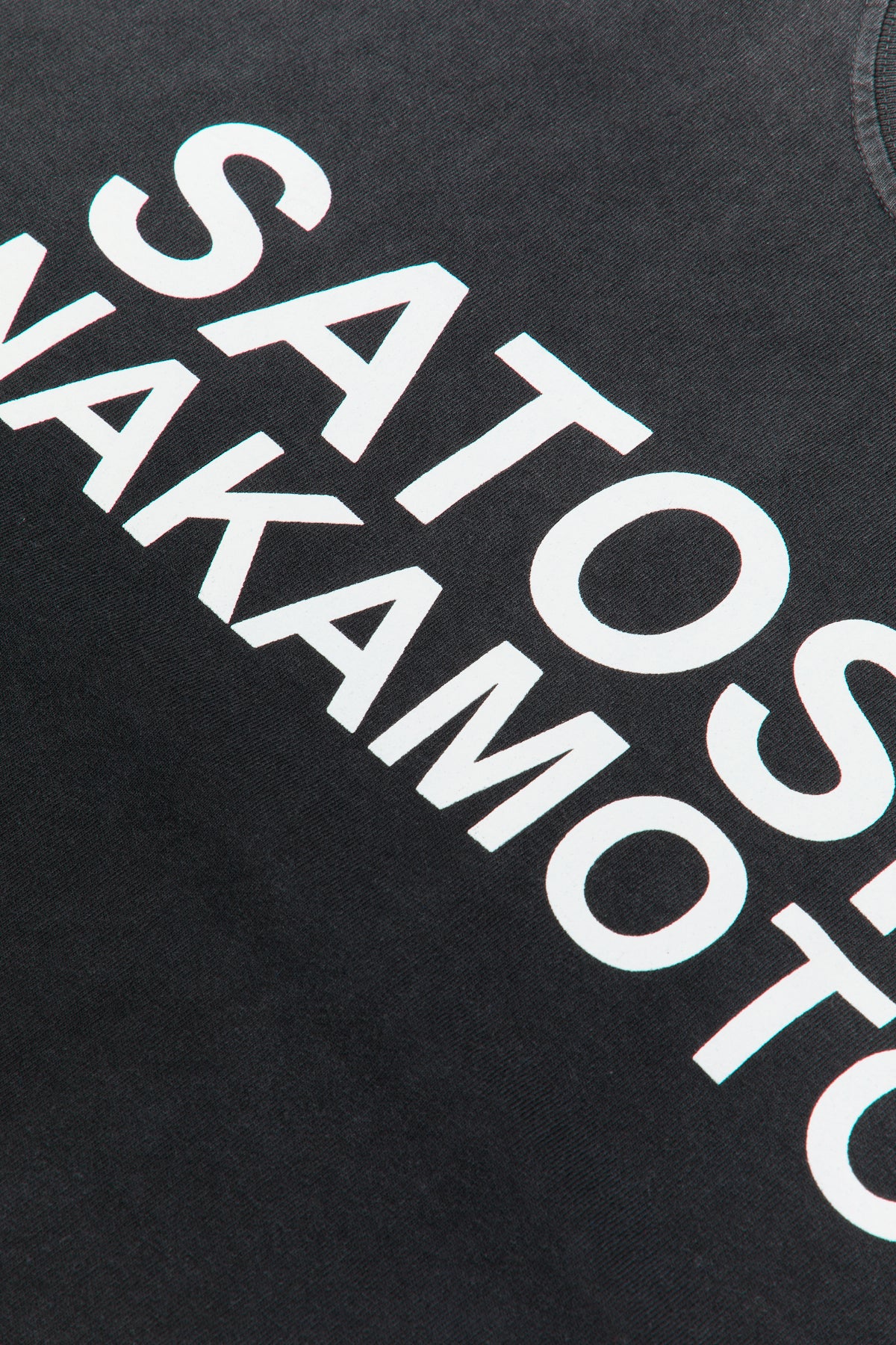 Satoshi Nakamoto Stencil Logo Tee Black