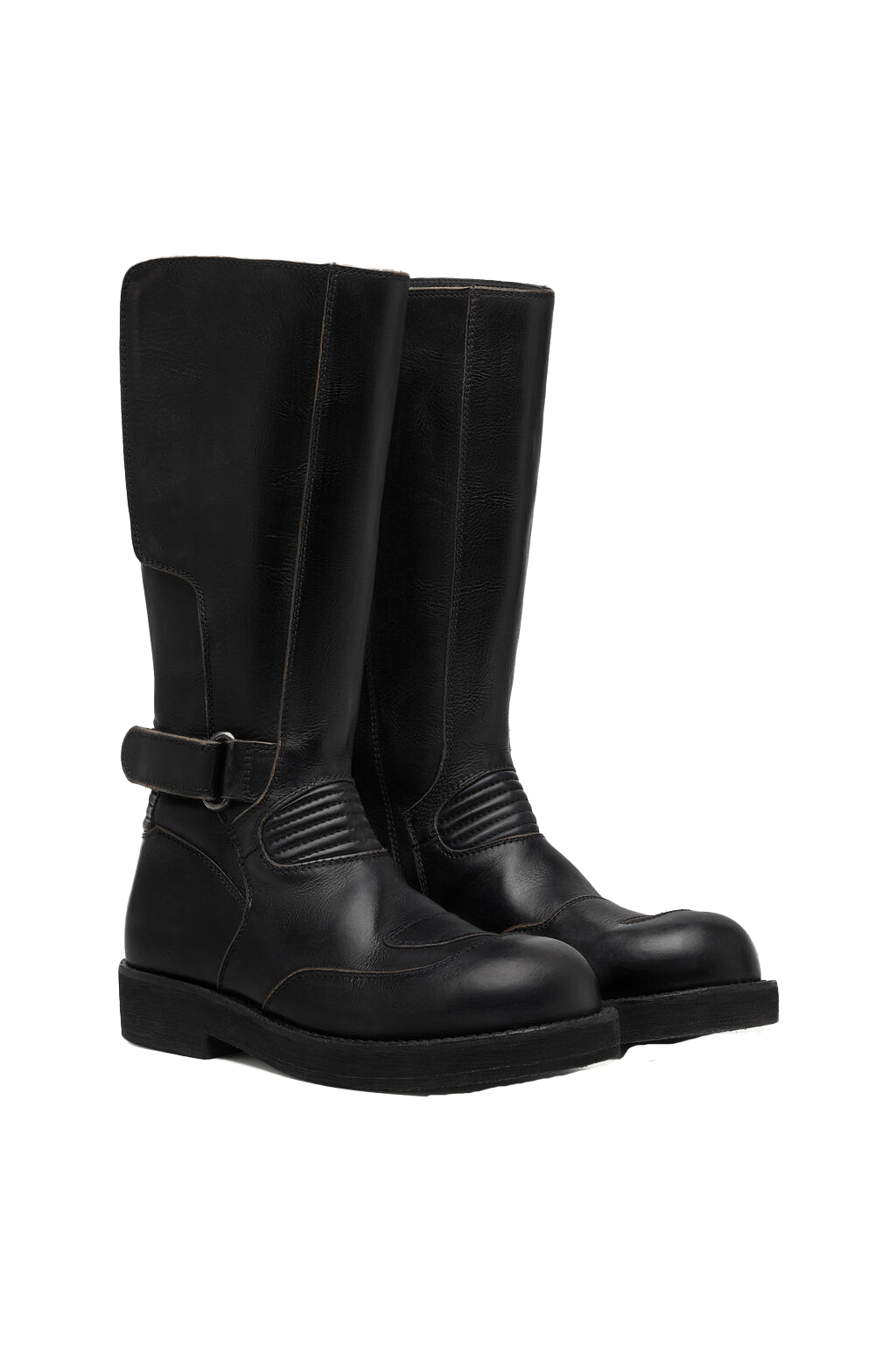 MM6 Maison Margiela Mid Leather Boot Black