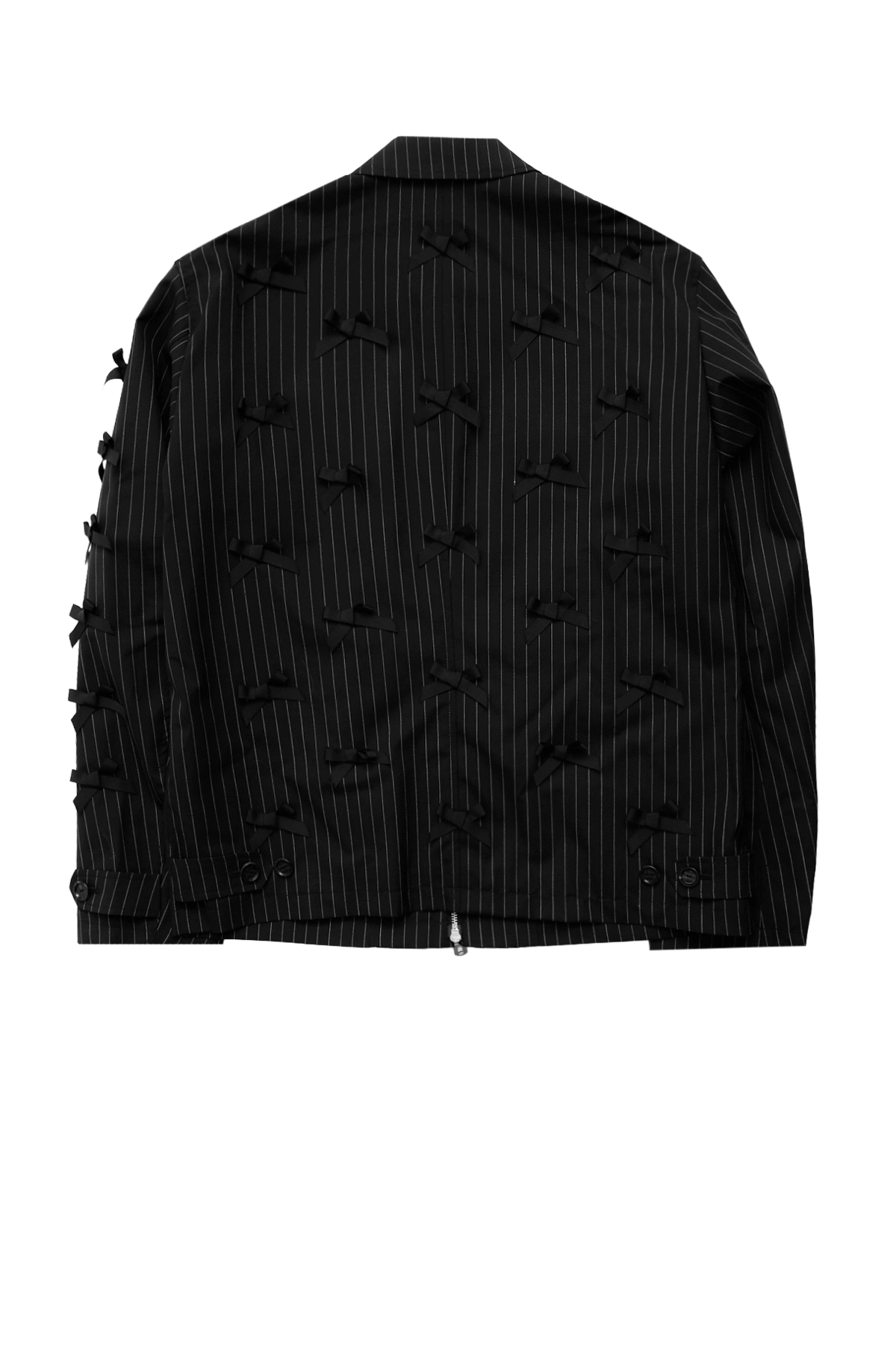 TAKAHIROMIYASHITA TheSoloist. Zip Up Brit Jacket (Black Ribbons TAKAHIROMIYASHITA TheSoloist. Zip Up Brit Jacket (Black Ribbons