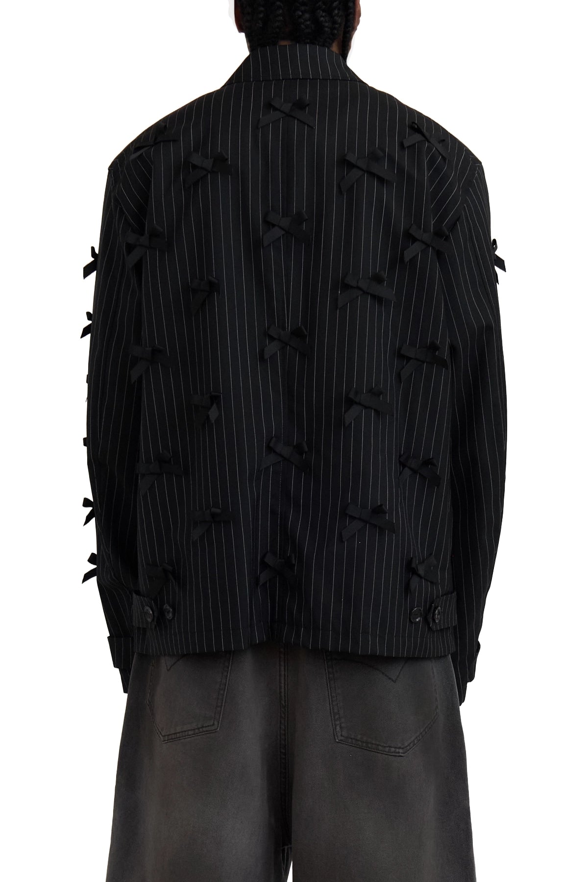TAKAHIROMIYASHITA TheSoloist. Zip Up Brit Jacket (Black Ribbons TAKAHIROMIYASHITA TheSoloist. Zip Up Brit Jacket (Black Ribbons