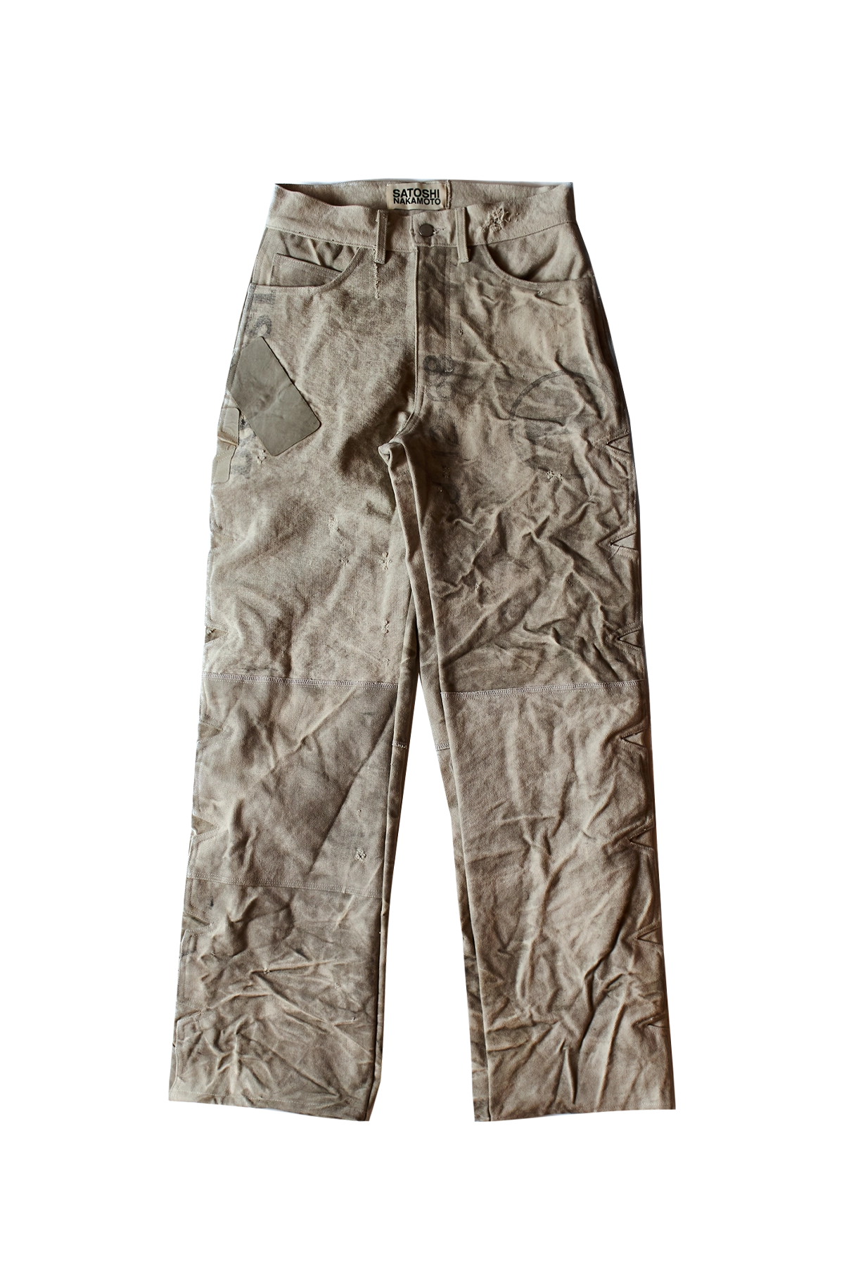 Satoshi Nakamoto Stuntman Pant Beige