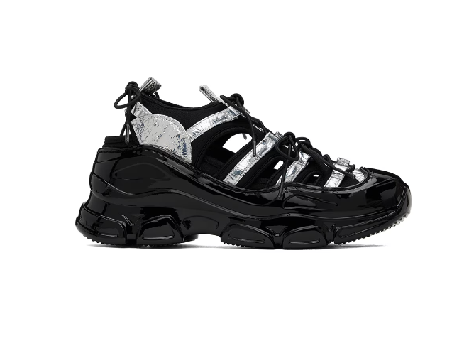 Simone Rocha Classic Tracker Trainers Black 6225