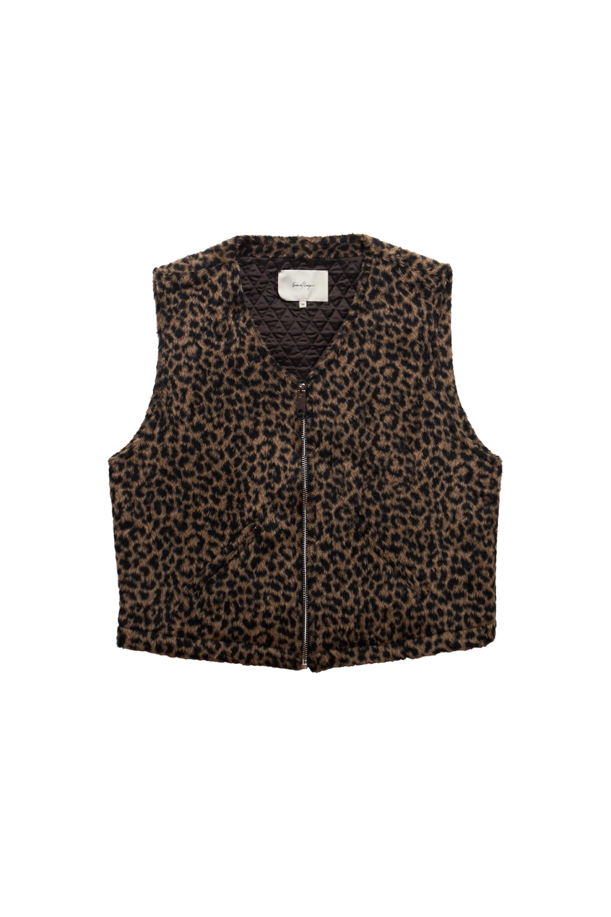 Second Layer The Roller Vest Leopard