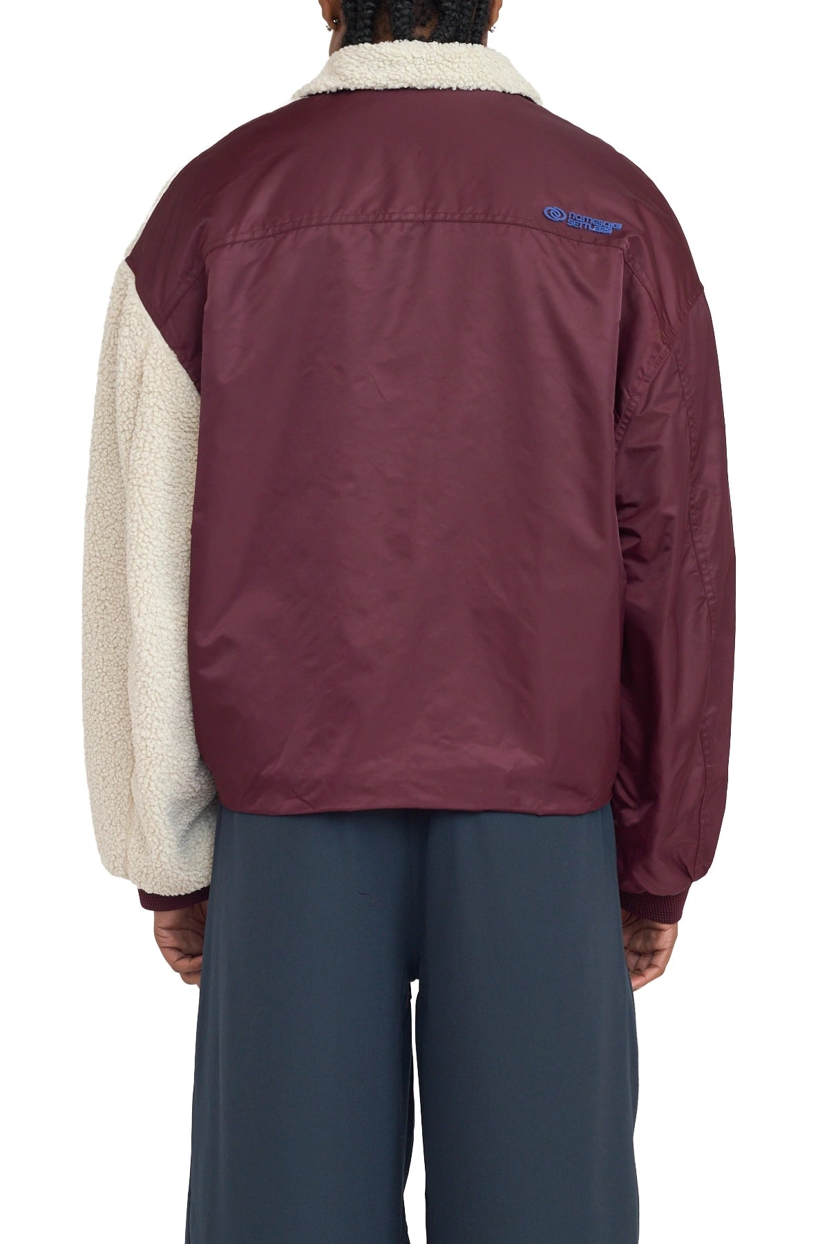 Namesake North Twist Fleece Cabernet Red