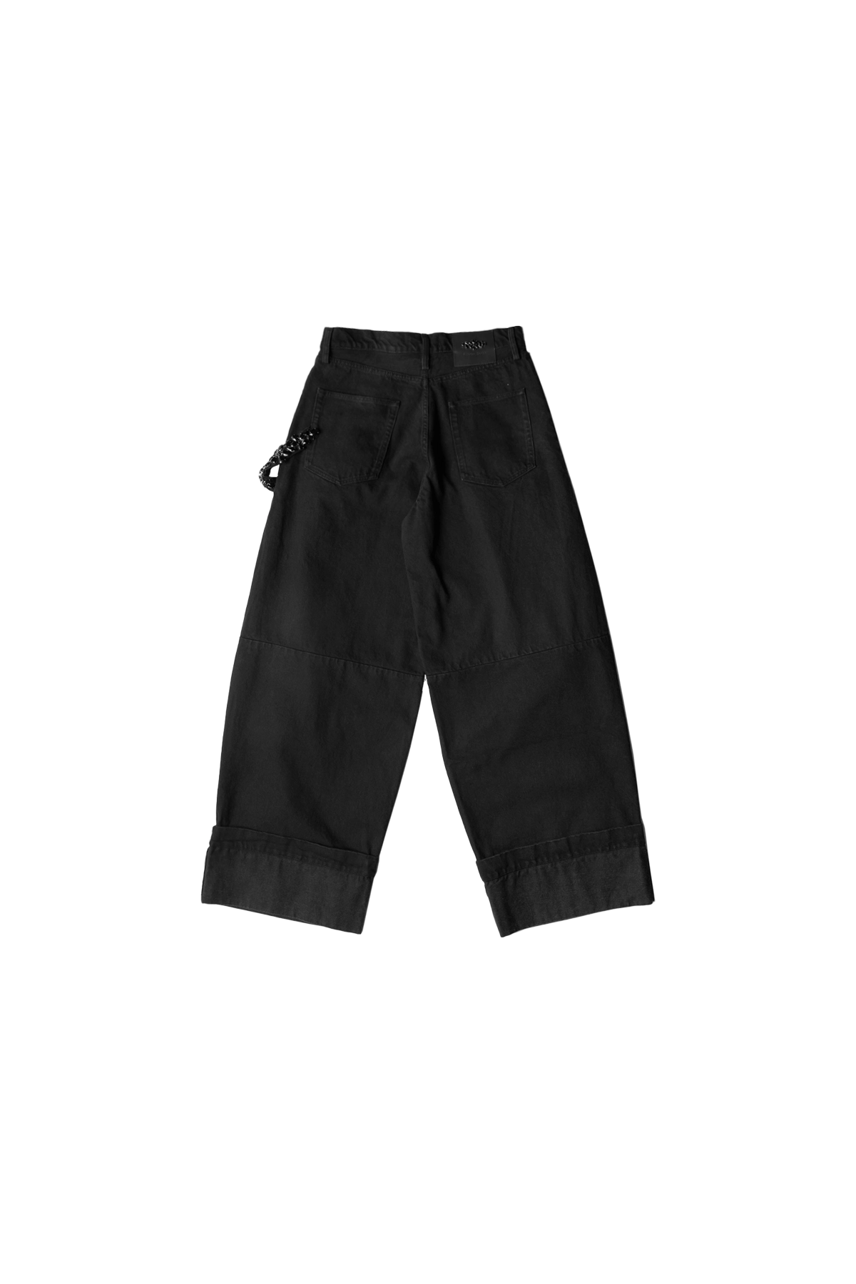 【関税込み】Simone Rocha ブラック Puddle ワイドパンツ Simone Rocha Wide Leg Puddle Denim Jeans W/ Emb Black – ESSXNYC