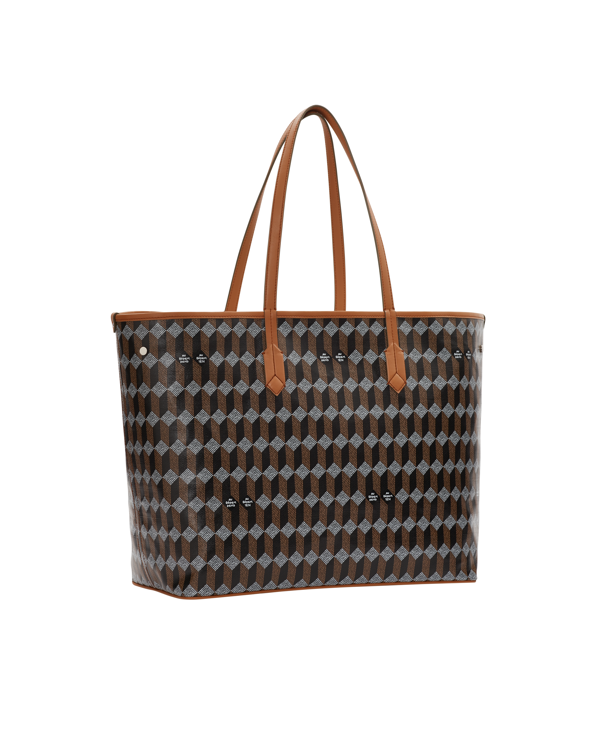 Au Depart Tote No.55 Cognac/Noir