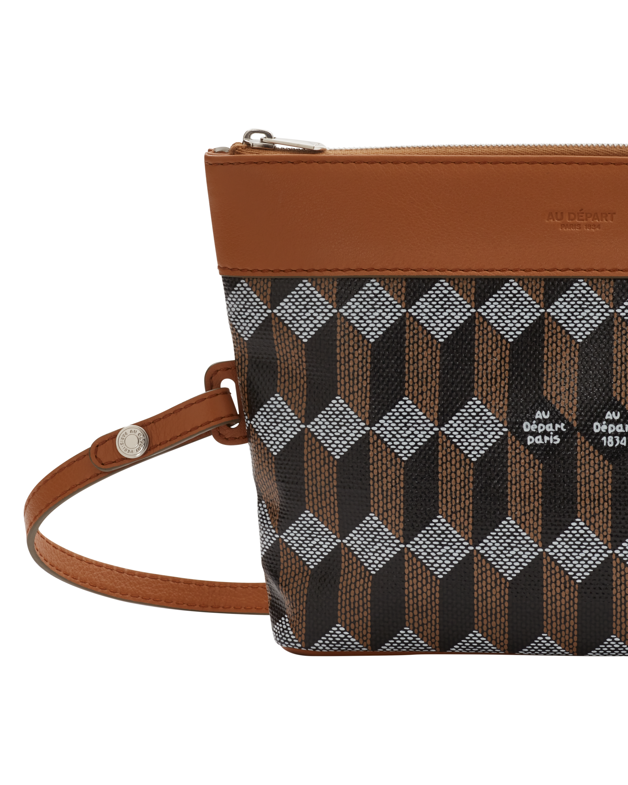 Au Depart Tote No.55 Cognac/Noir