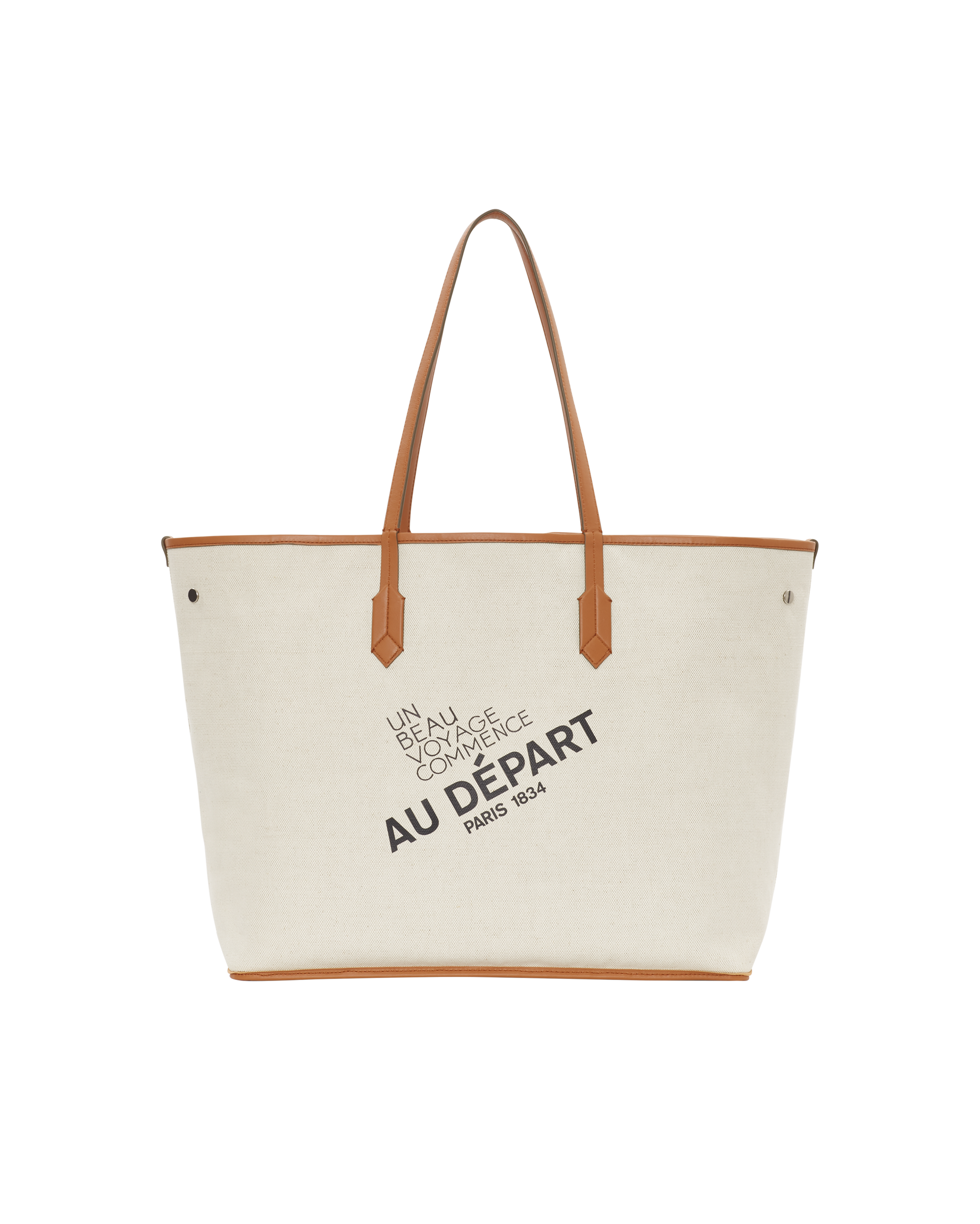 Au Depart Tote No.55 Cognac/Noir