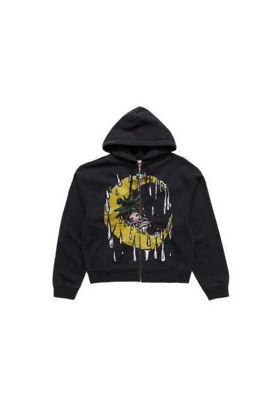 Sky High Farm Workwear Eri Zip Up Hoodie Black – ESSXNYC Sky High Farm Workwear Eri Zip Up Hoodie Black – ESSXNYC