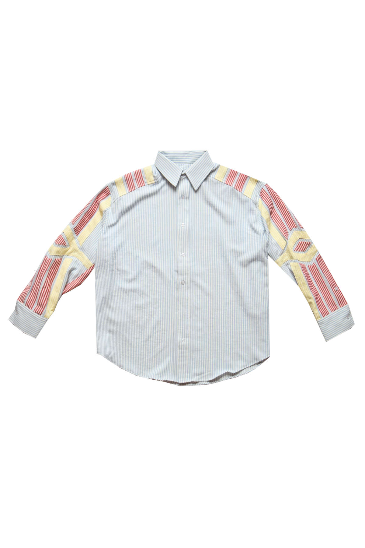 Stripe Skiing Shirt Blue