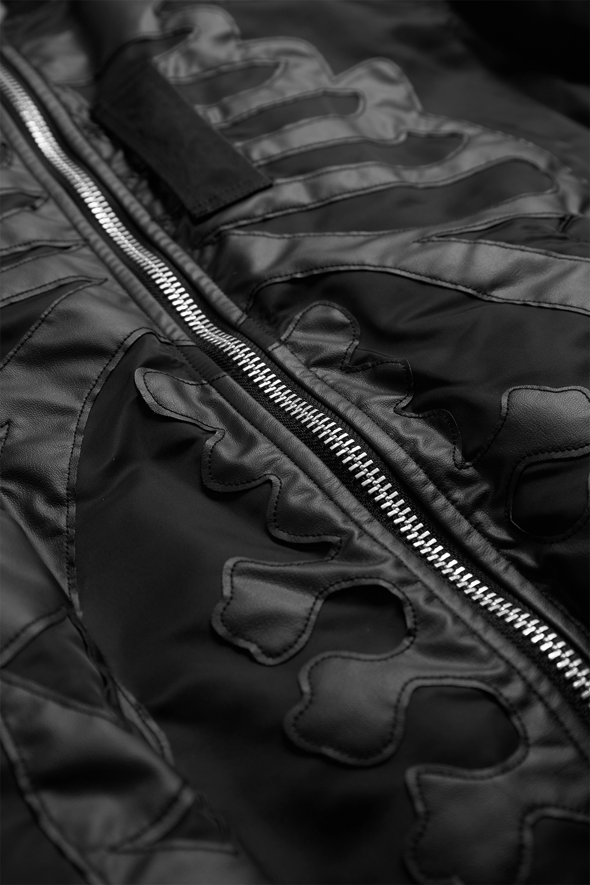 Takahiromiyashita TheSoloist Flight Jacket Black x Black Bone