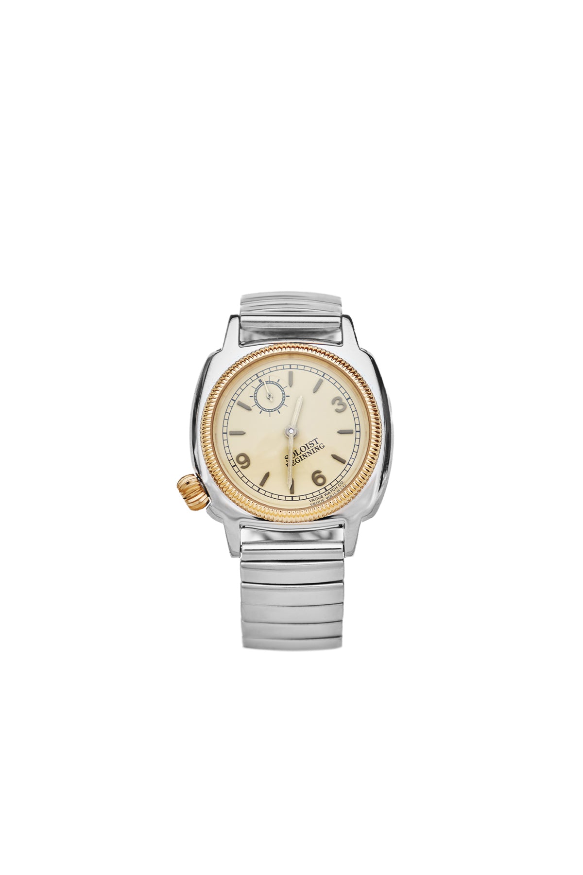 Takahiromiyashita TheTAKAHIROMIYASHITA TheSoloist.. Coussin Beginning Watch In Gold 11356