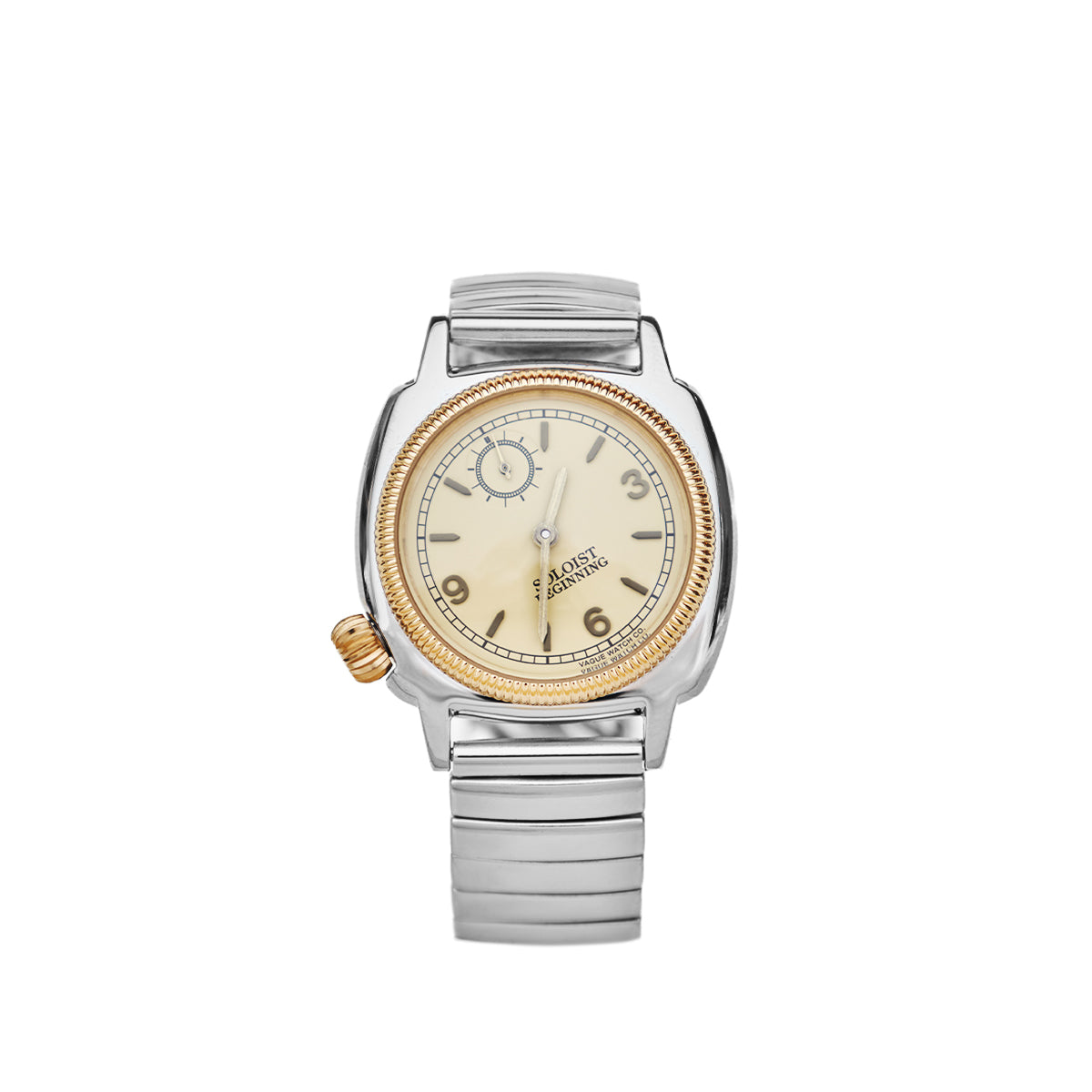 Takahiromiyashita TheTAKAHIROMIYASHITA TheSoloist.. Coussin Beginning Watch In Gold 11357