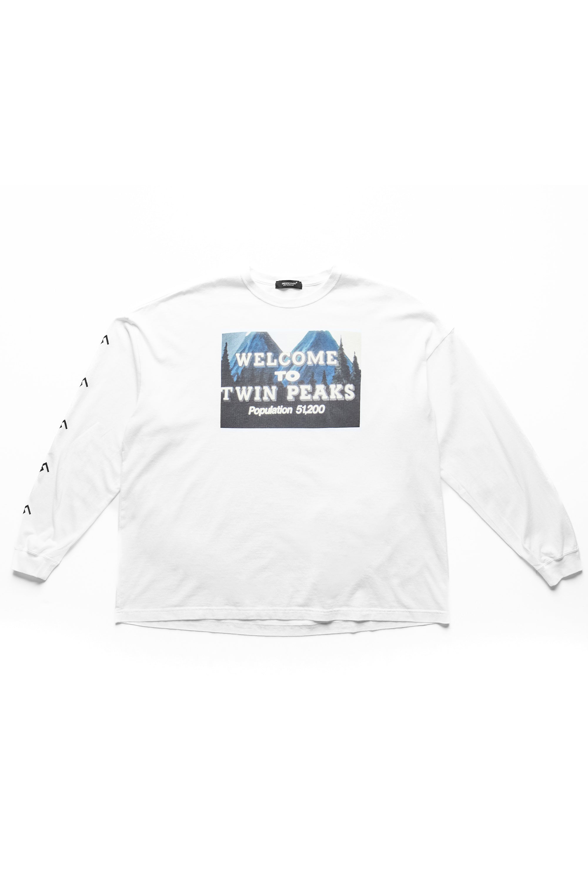 UNDERCOVER C/S TWIN PEAKS LONG SLEEVE WHITE