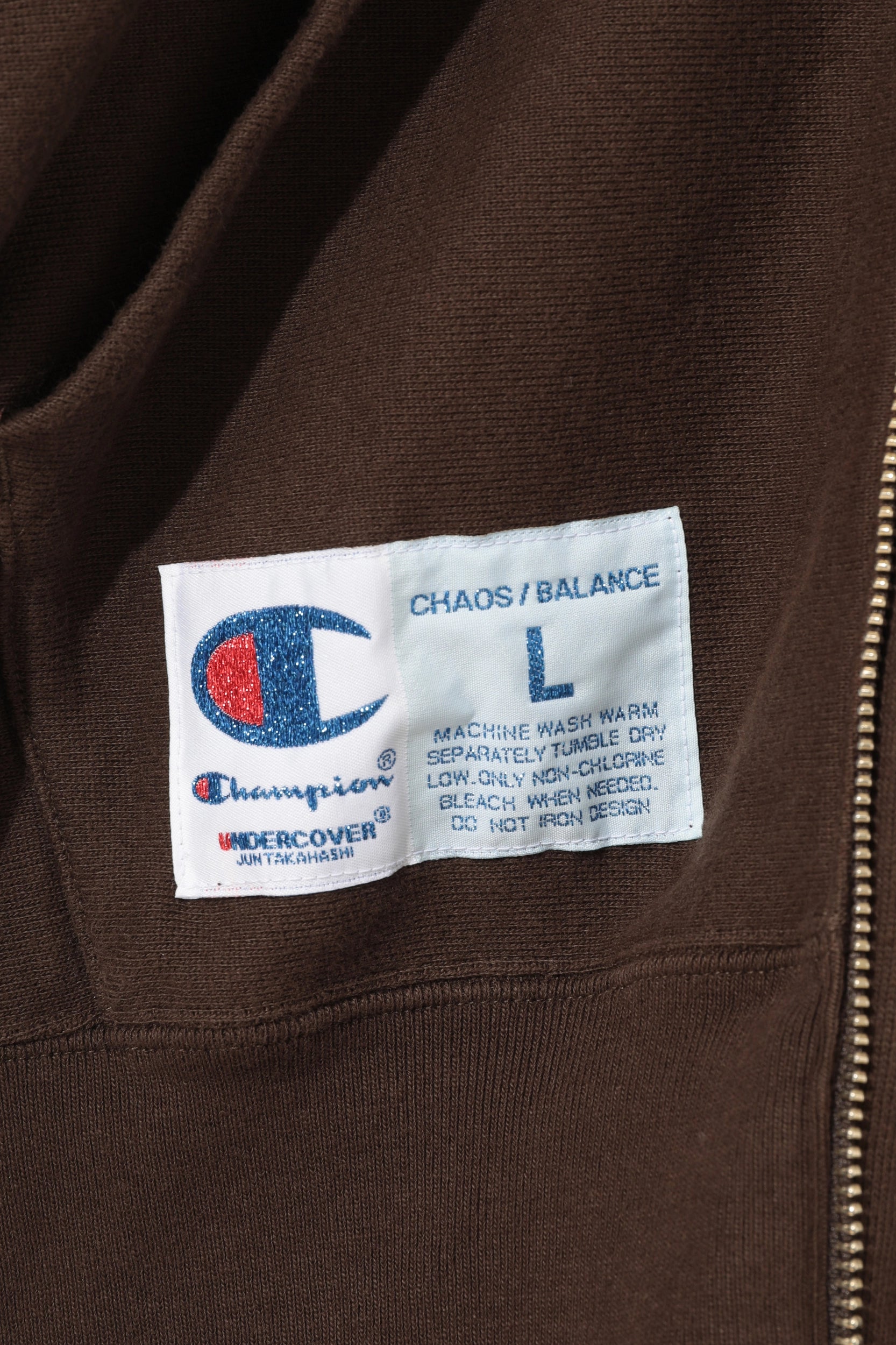 Undercover Champion Zip Up Hoodie Brown – ESSXNYC Undercover Champion Zip Up Hoodie Brown – ESSXNYC