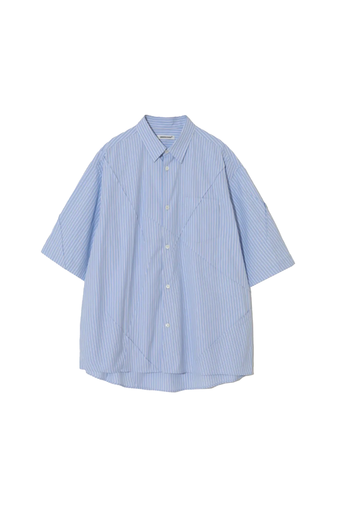 Undercover Cotton Striped Shirt Blue