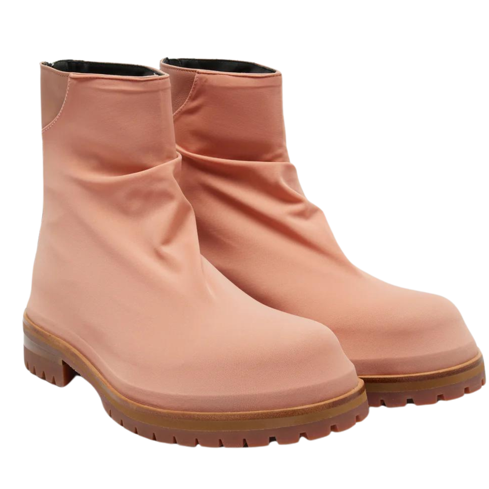 424 MARATHON ZIPPED BOOTS IN PINK