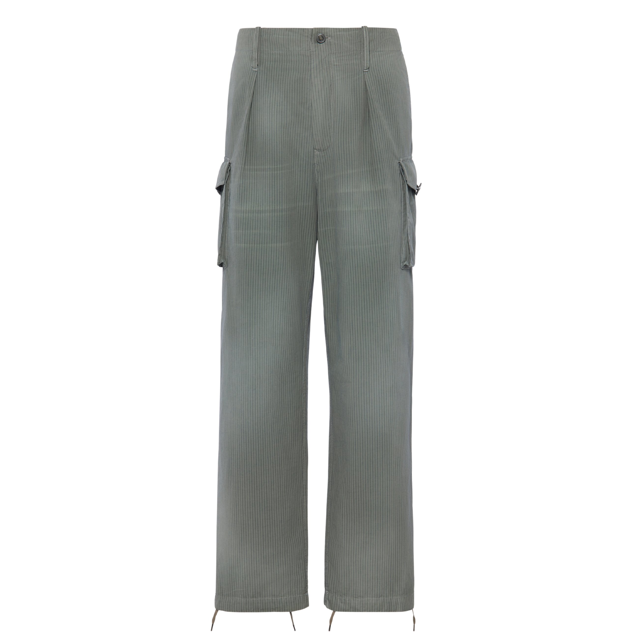 Maison Margiela Cotton Blend Cargo Pants Sage