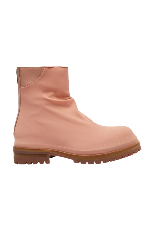 424 Marathon Zipped Boots In Pink