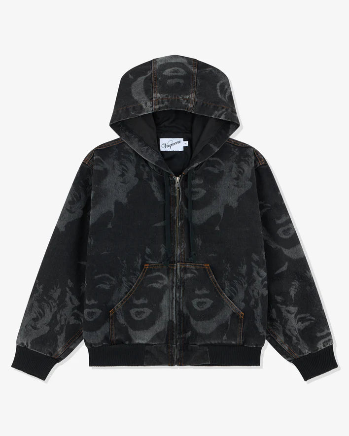 Vaquera Marilyn Denim Workwear Jacket Black