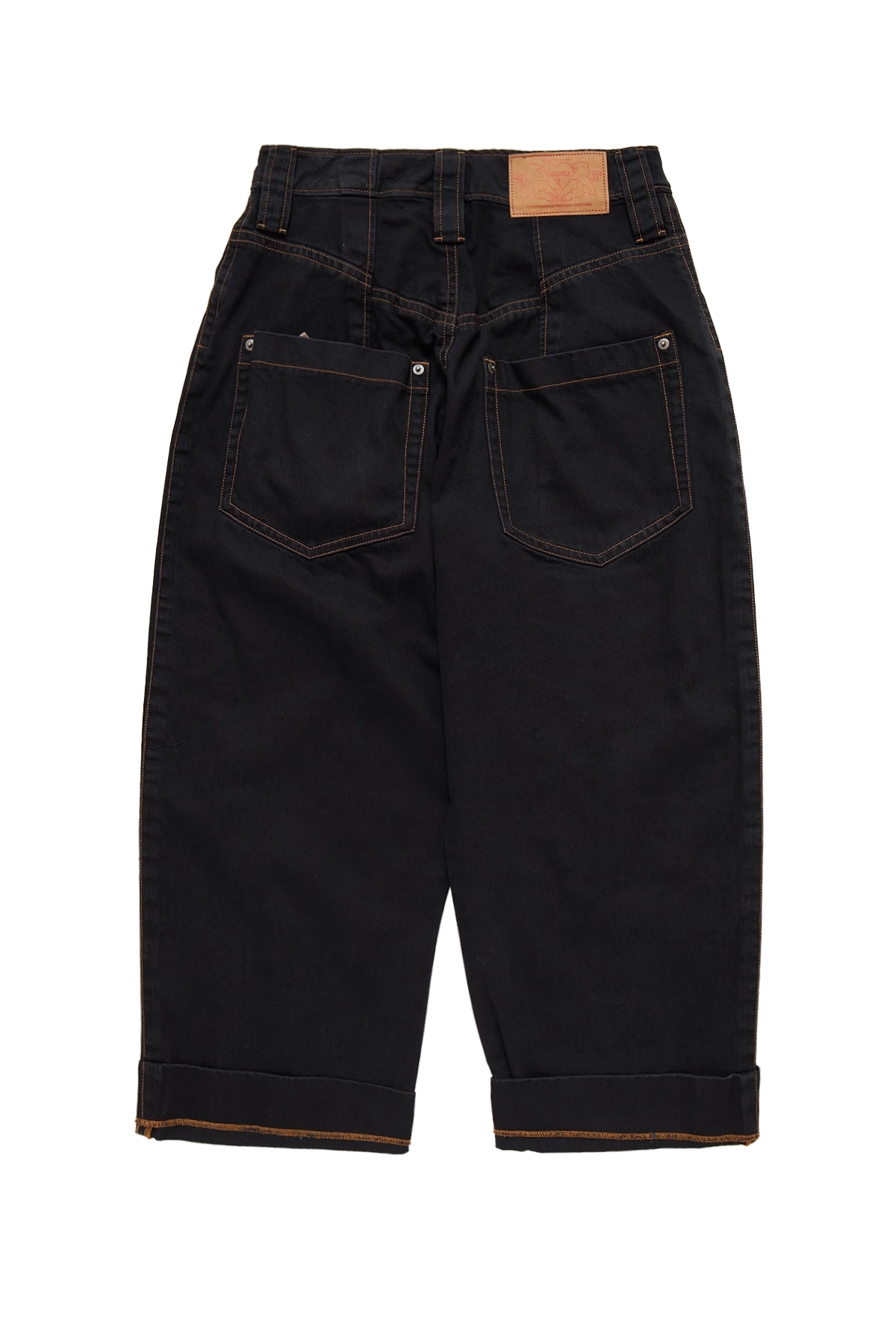 Vaquera Wide Leg Baby Jeans Black
