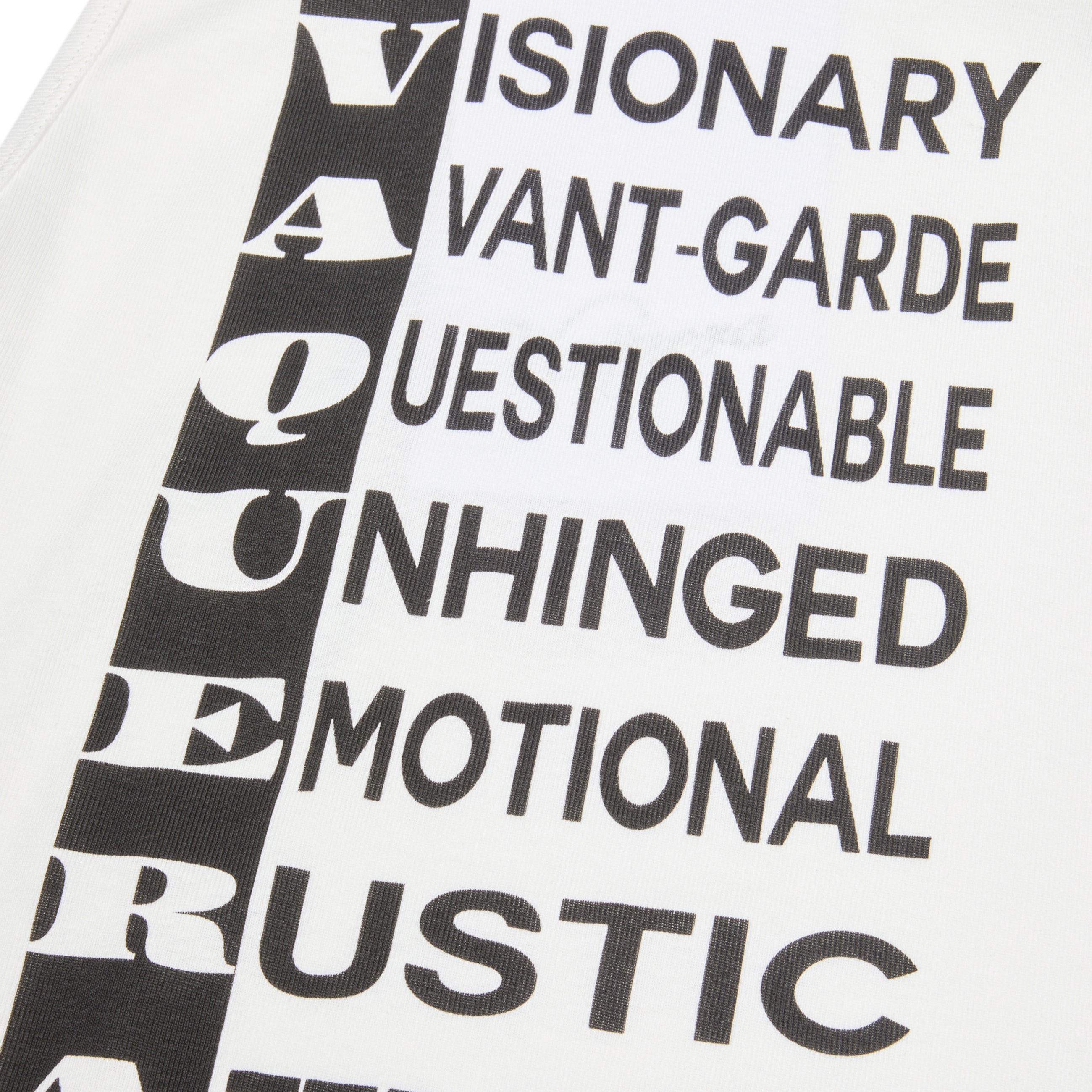 Vaquera Anagram Tank Top White
