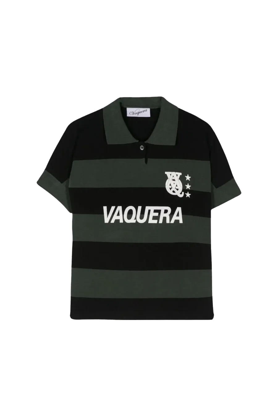 VAQUERA Women Knit Polo Black