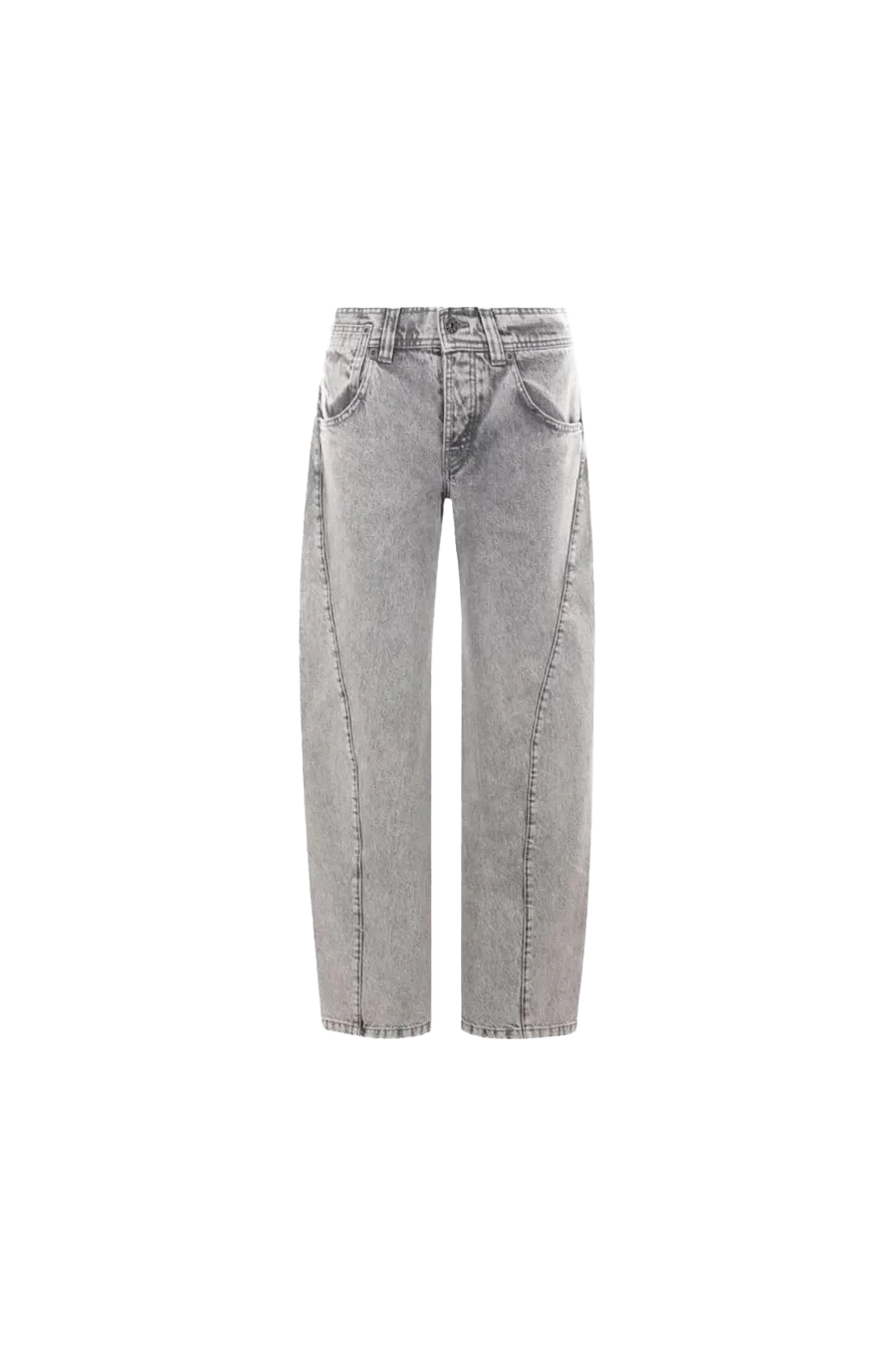 VAQUERA Women Twisted Seams Jeans Woven Grey