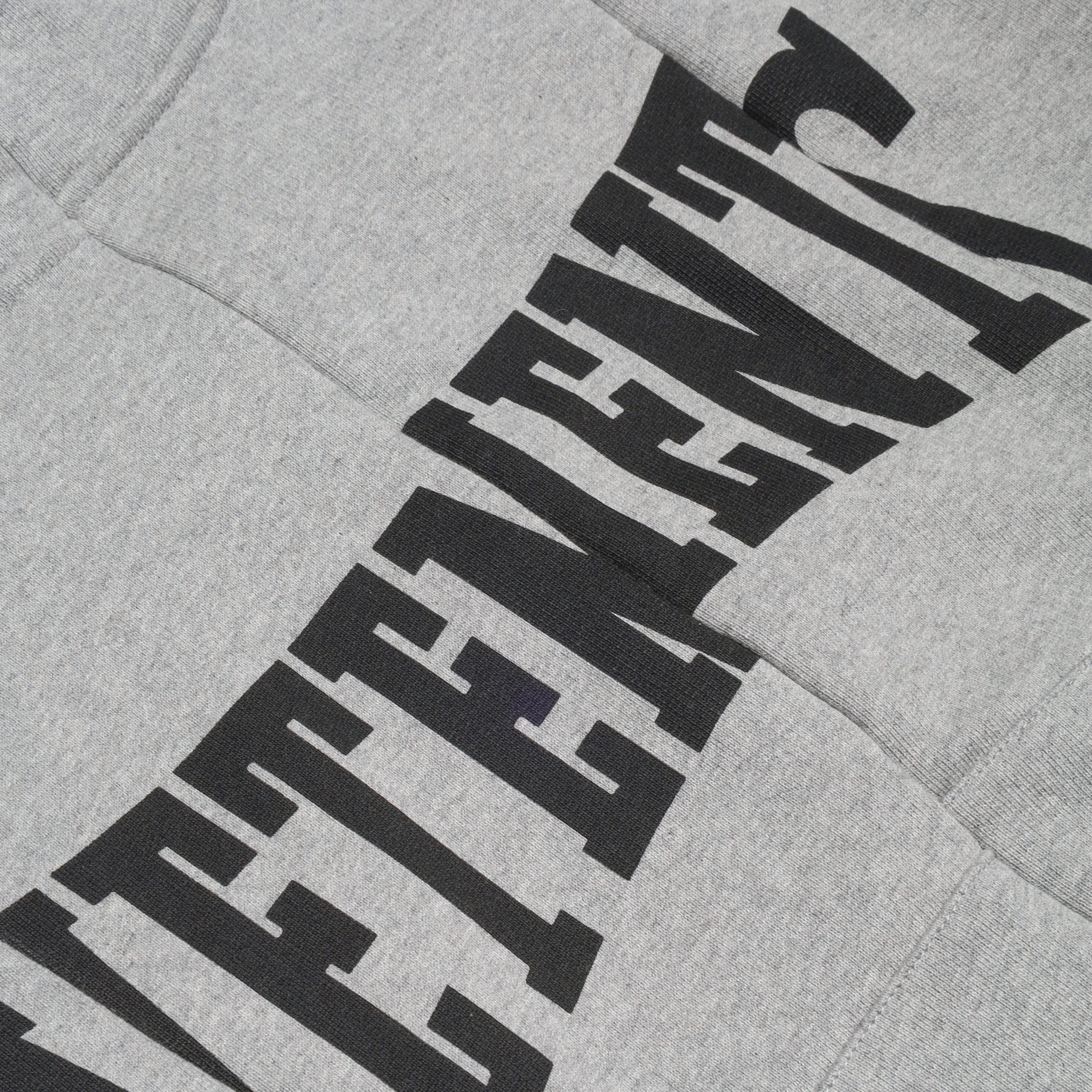 Vetements Cut-Up Logo Fitted Hoodie Grey – ESSXNYC