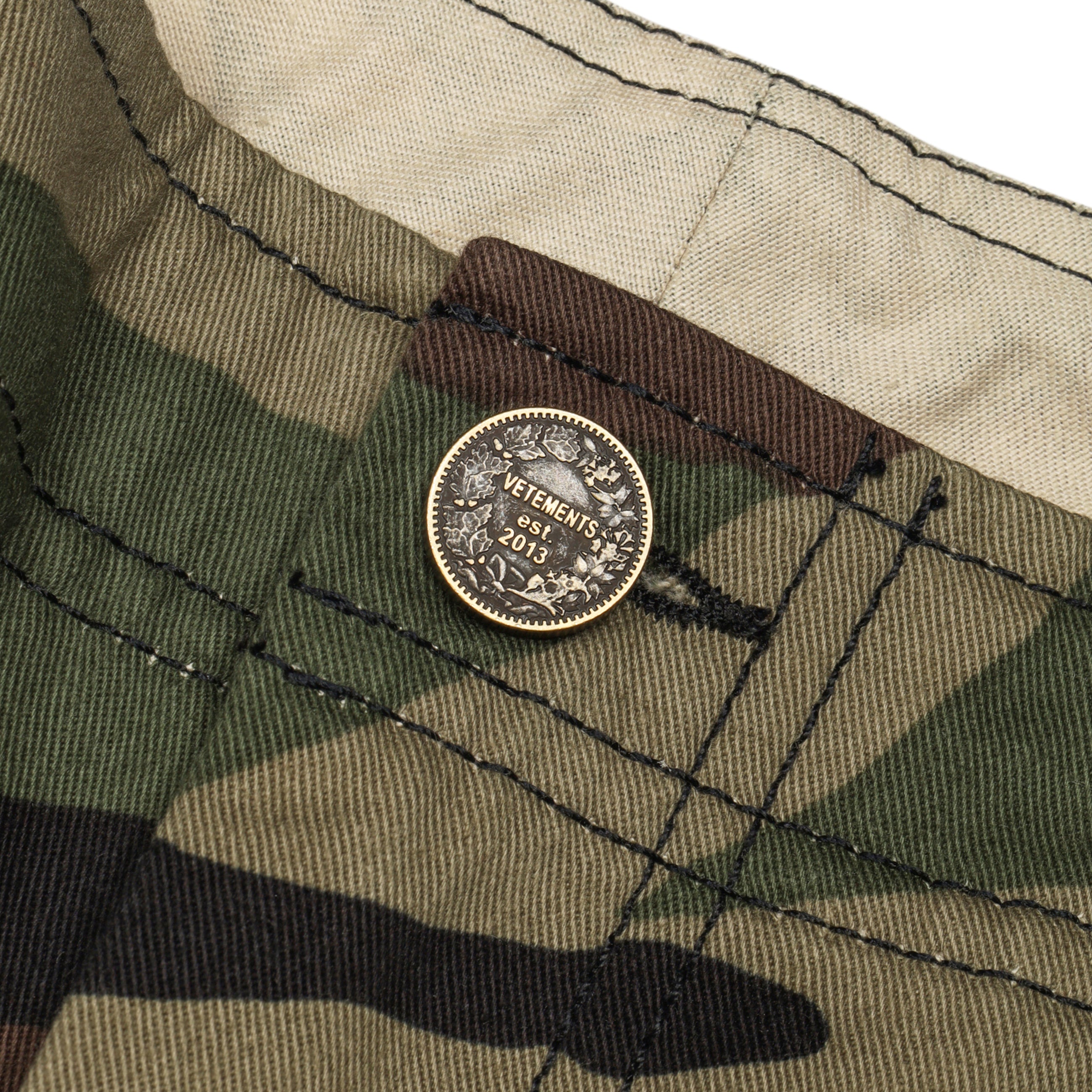 VETEMENTS Camo Cargo Pants Green