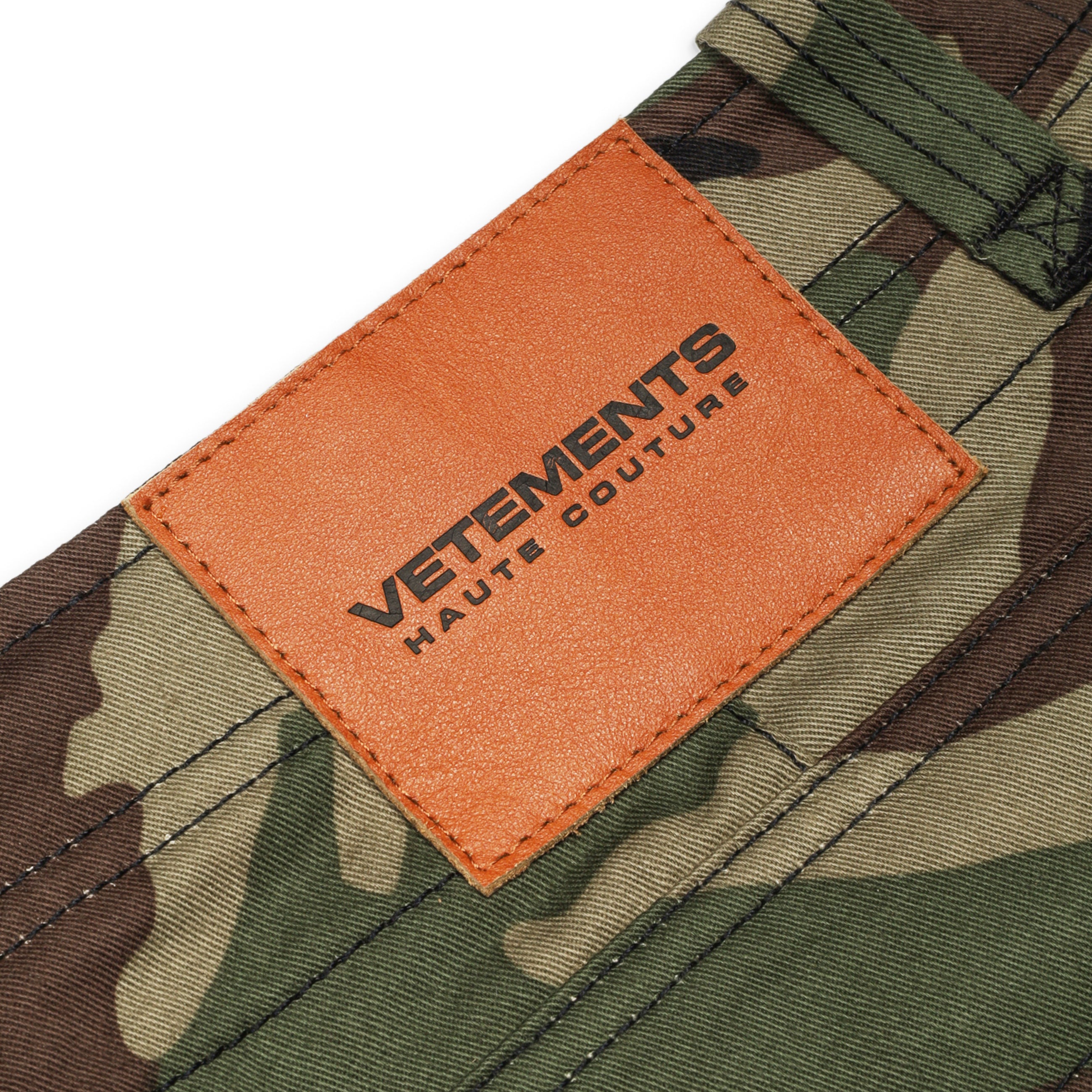 VETEMENTS Camo Cargo Pants Green