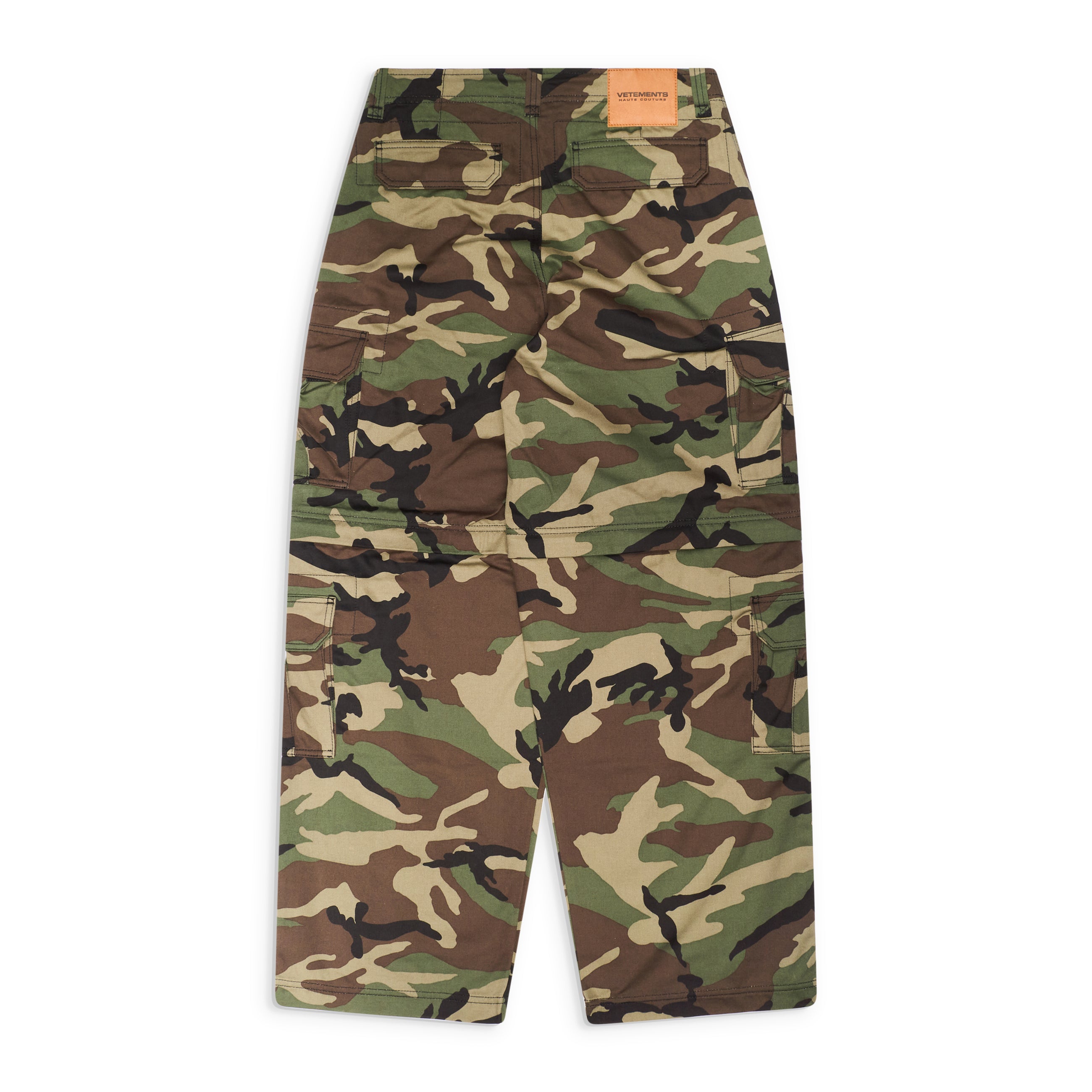 VETEMENTS Camo Cargo Pants Green