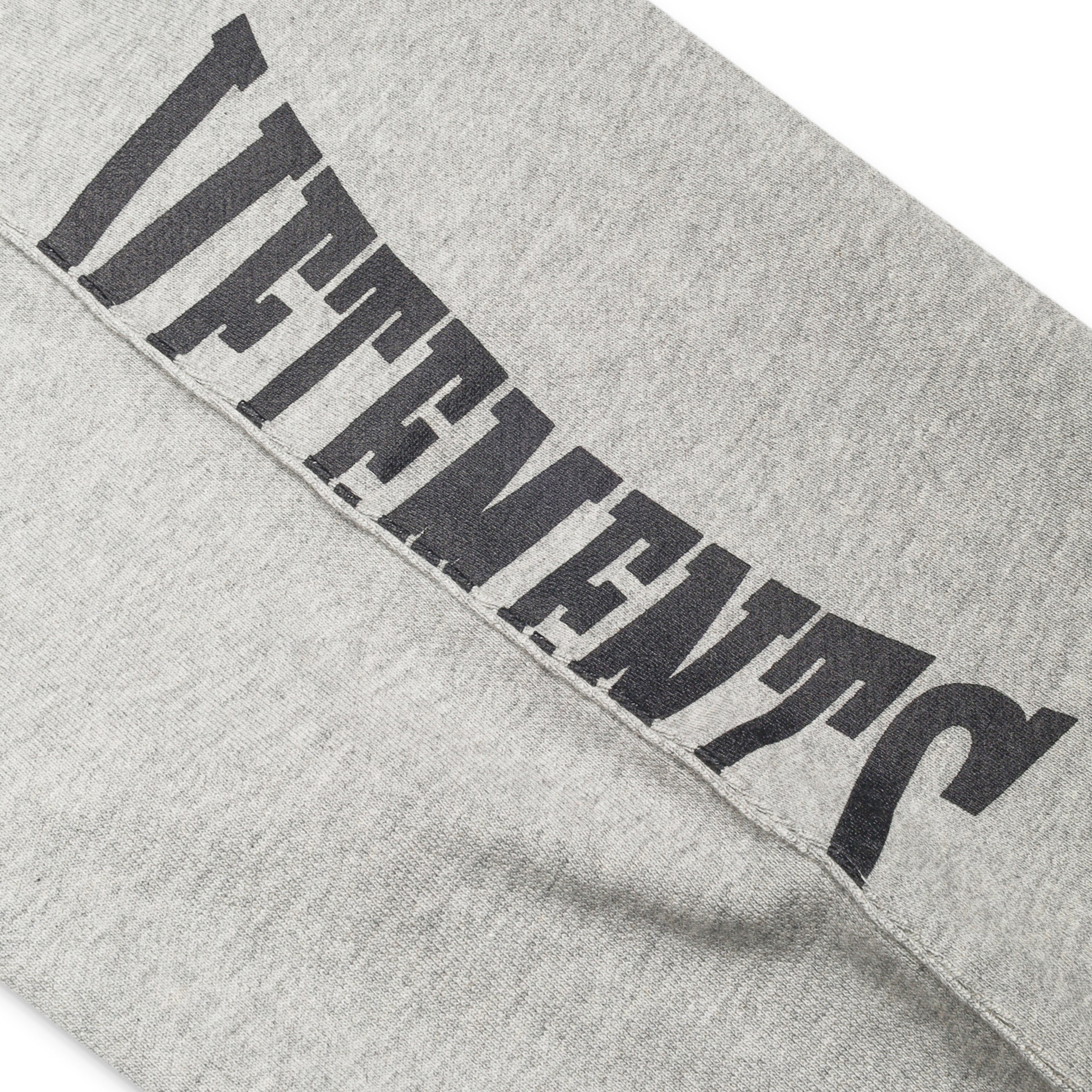 VETEMENTS Cut-Up Sweatpants Grey