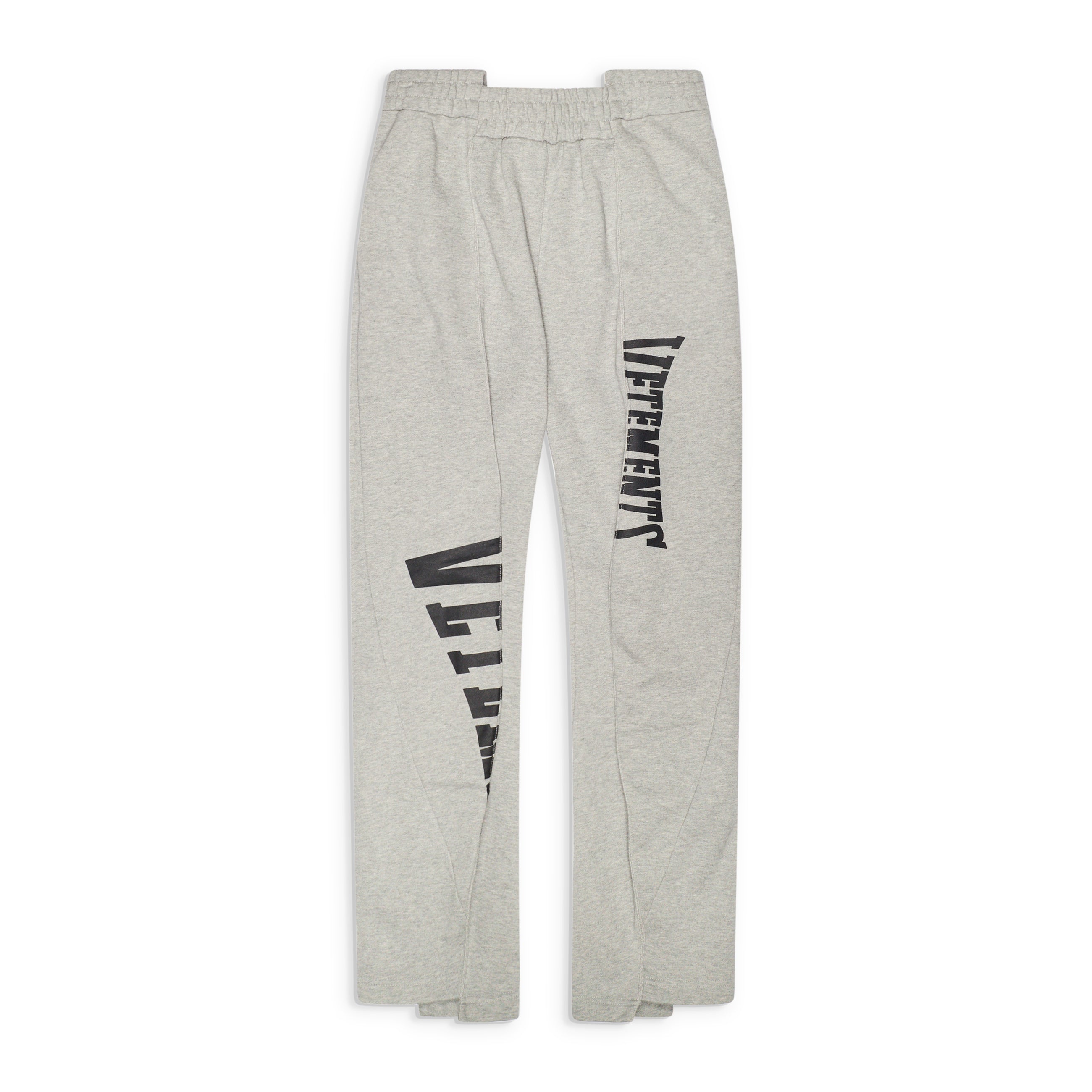 VETEMENTS Cut-Up Sweatpants Grey