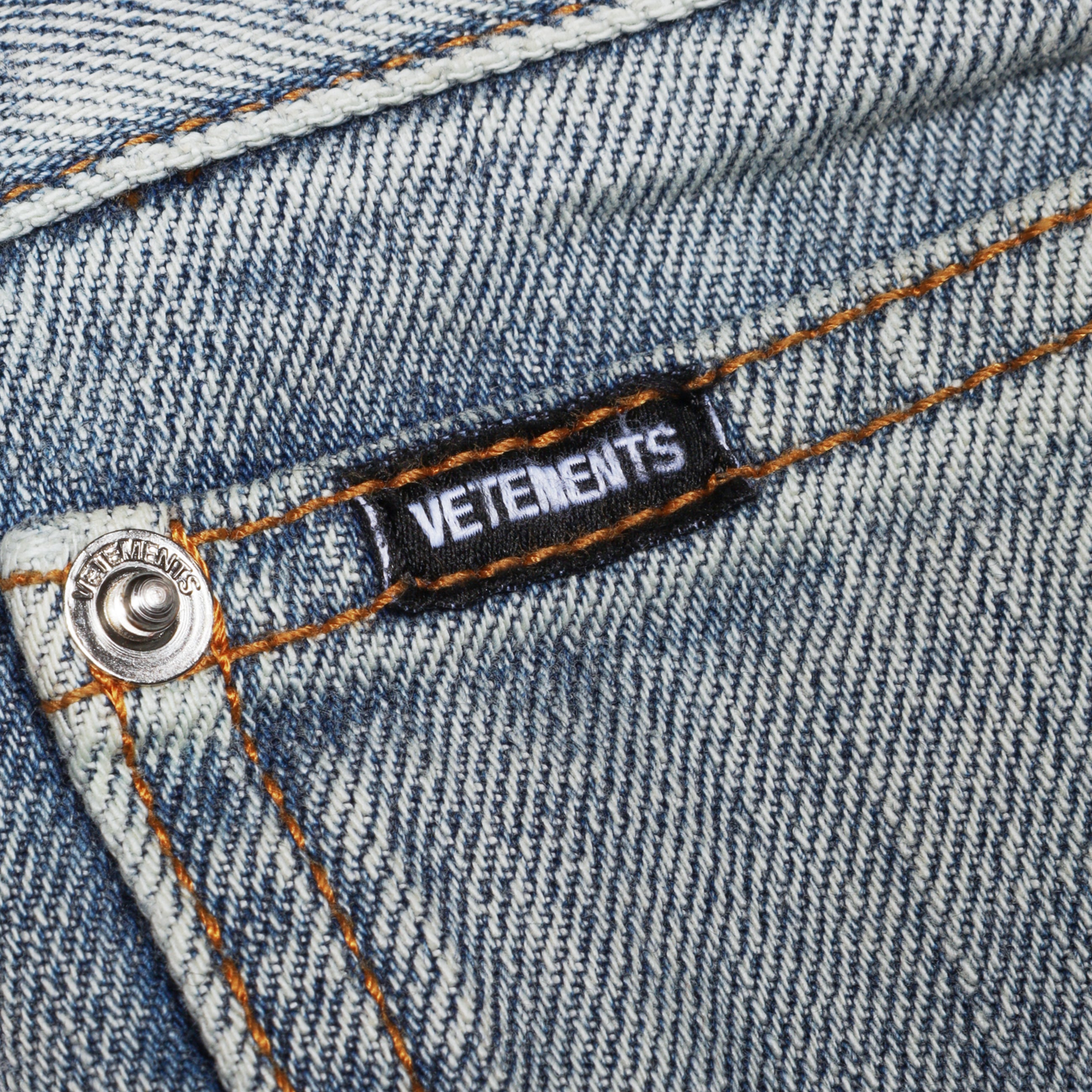 VETEMENTS Degrade Effect Jeans Blue