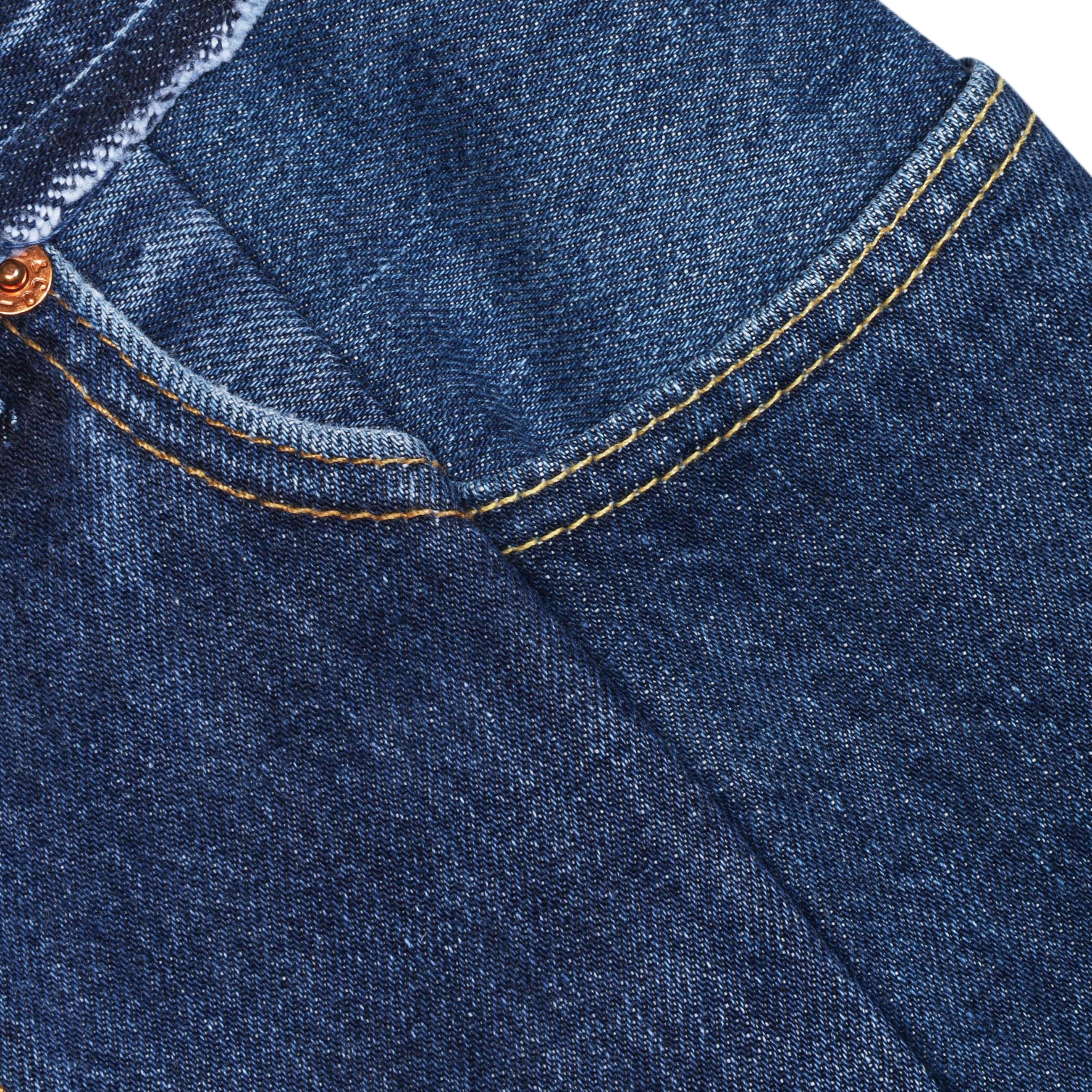 VETEMENTS Iconic Cut-Up Jeans Blue