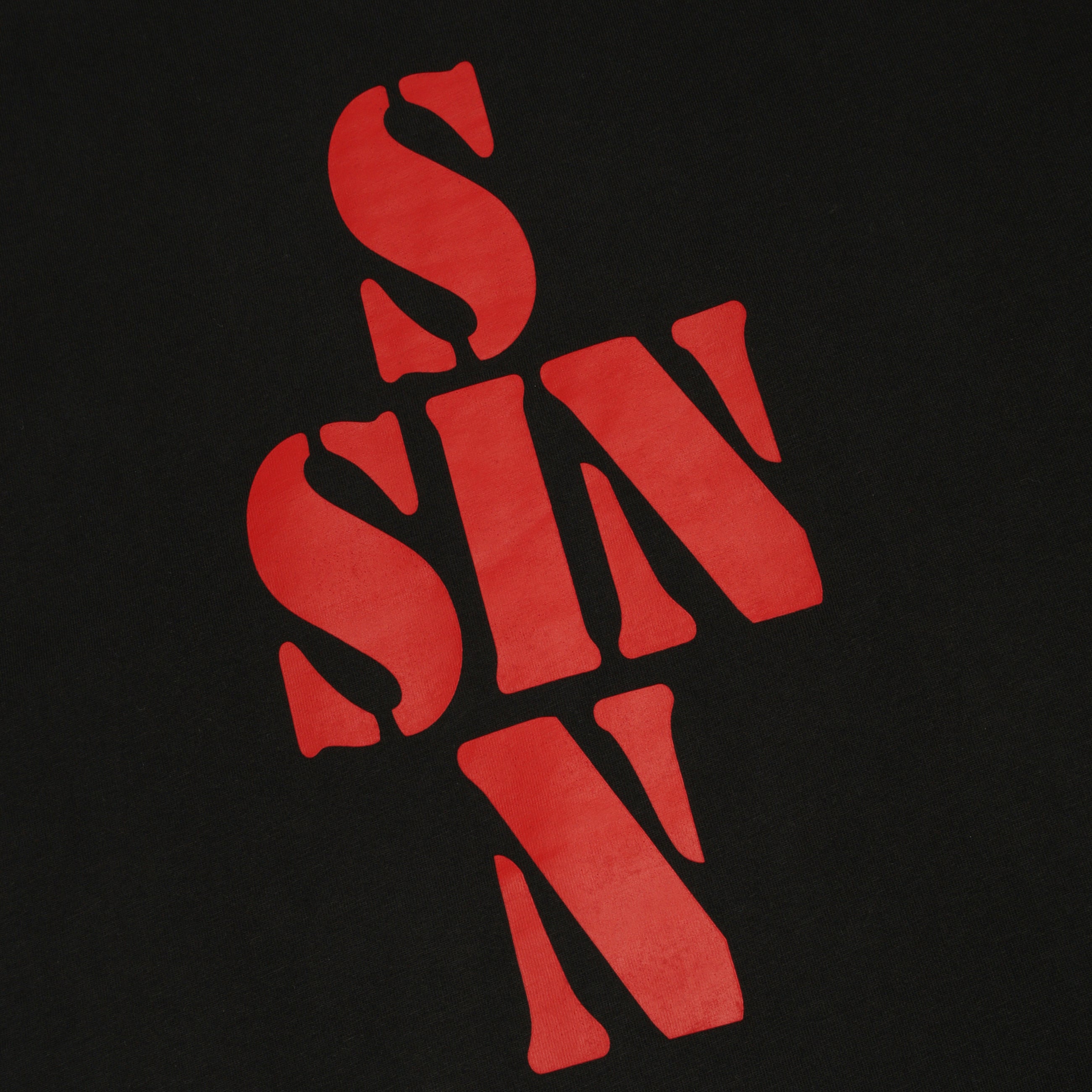 VETEMENTS Sin Sleeveless T-Shirt Black