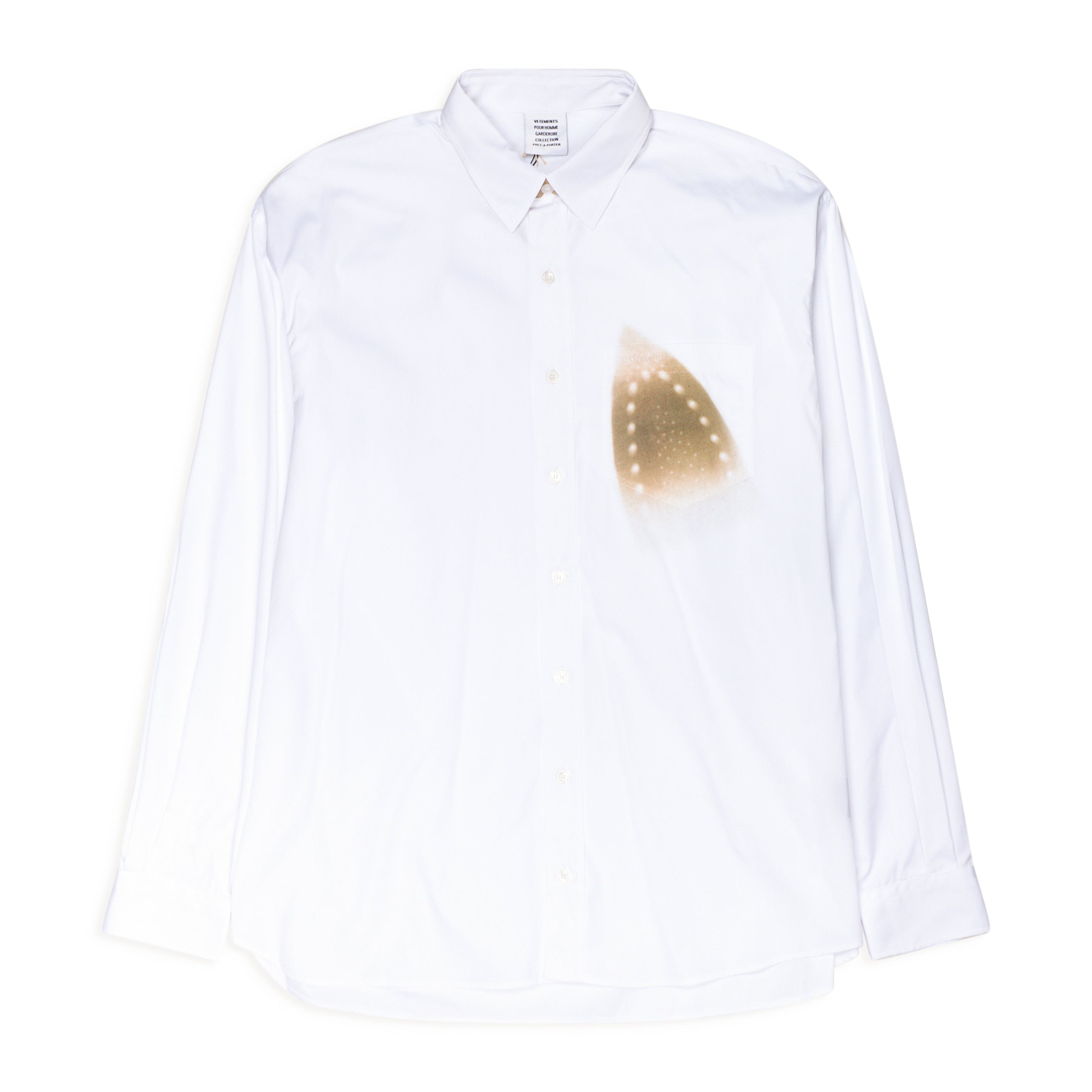 VETEMENTS Well Ironed Classic Shirt White