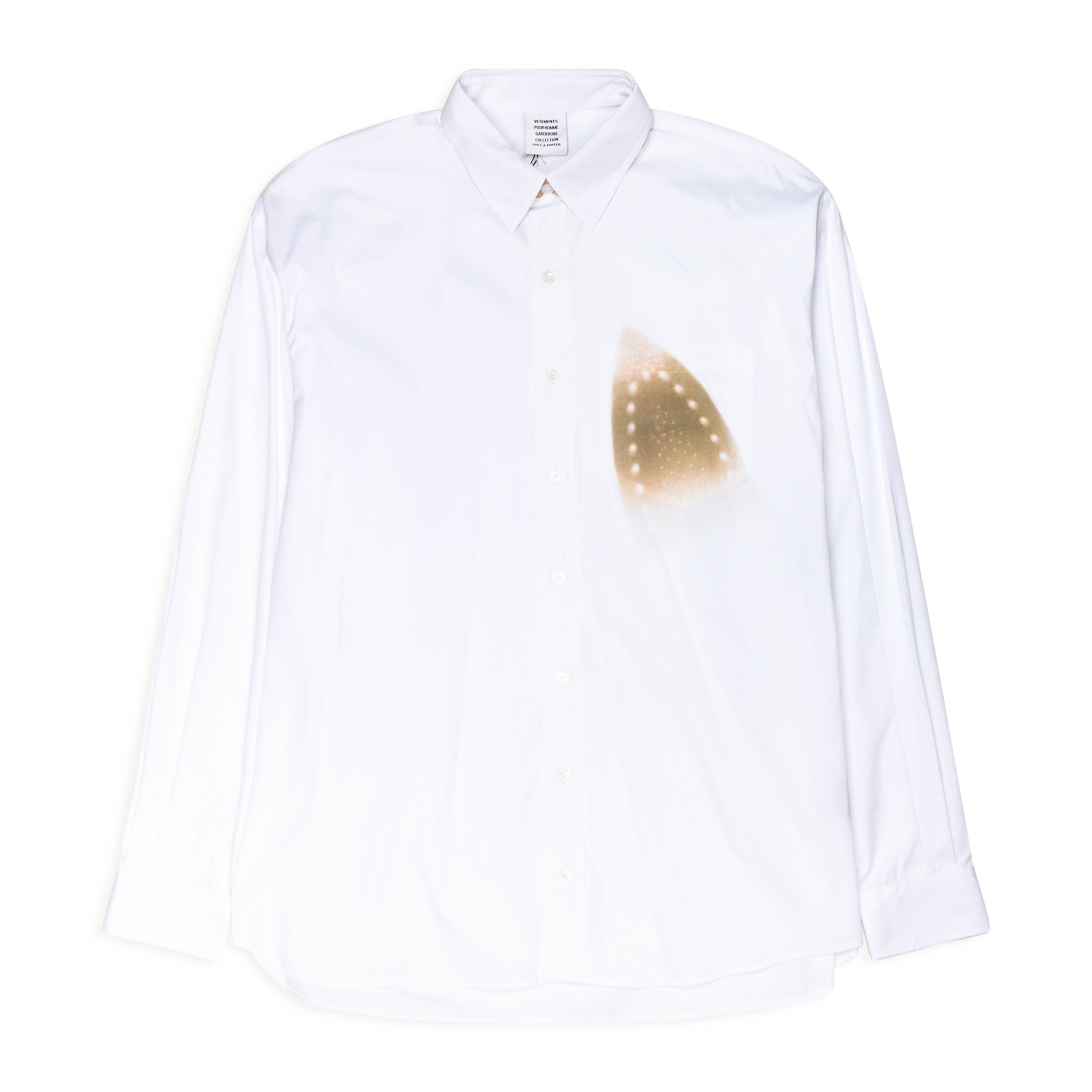 VETEMENTS Well Ironed Classic Shirt White