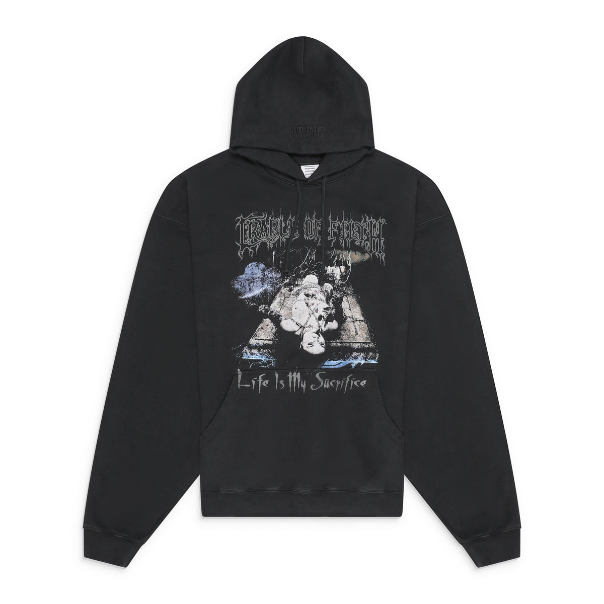 Vetements Cof Sacrifice Hoodie Black