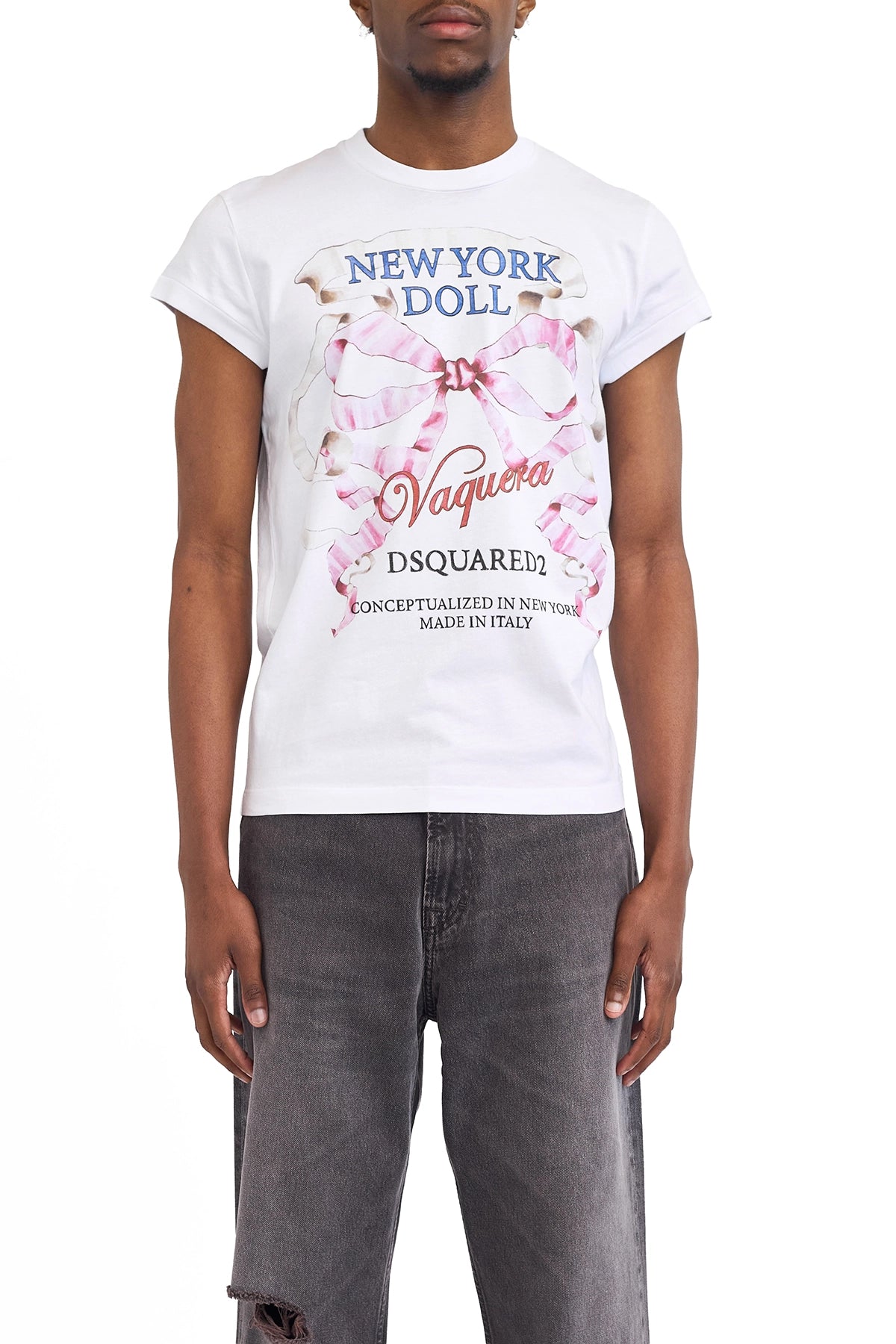 Dsquared2 Vaquera Ny Doll Tee White