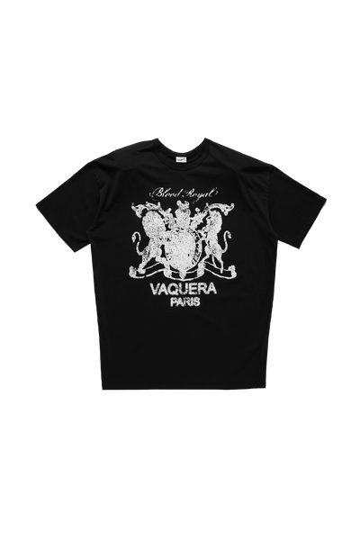 Vaquera Shoulder Pads T-Shirt Black – ESSXNYC
